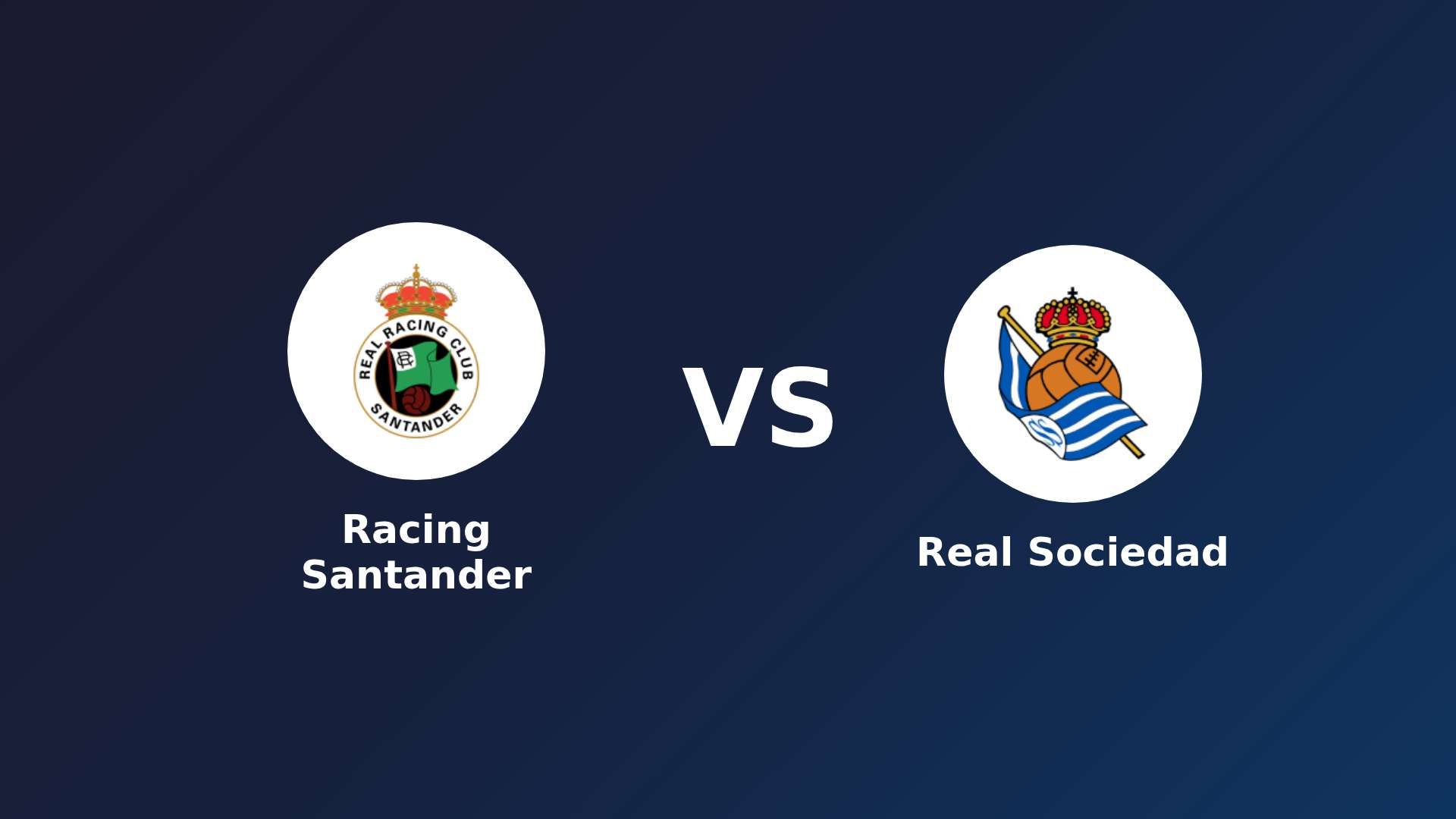 Racing Santander vs Real Sociedad