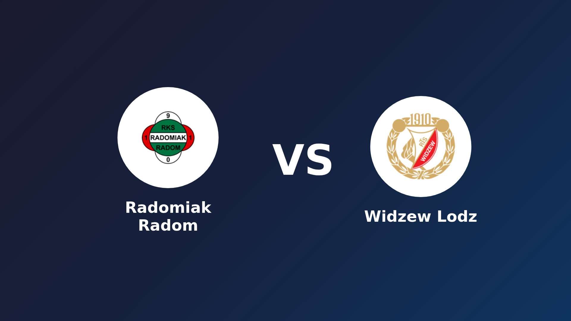 Radomiak Radom vs (F)idzew Lodz