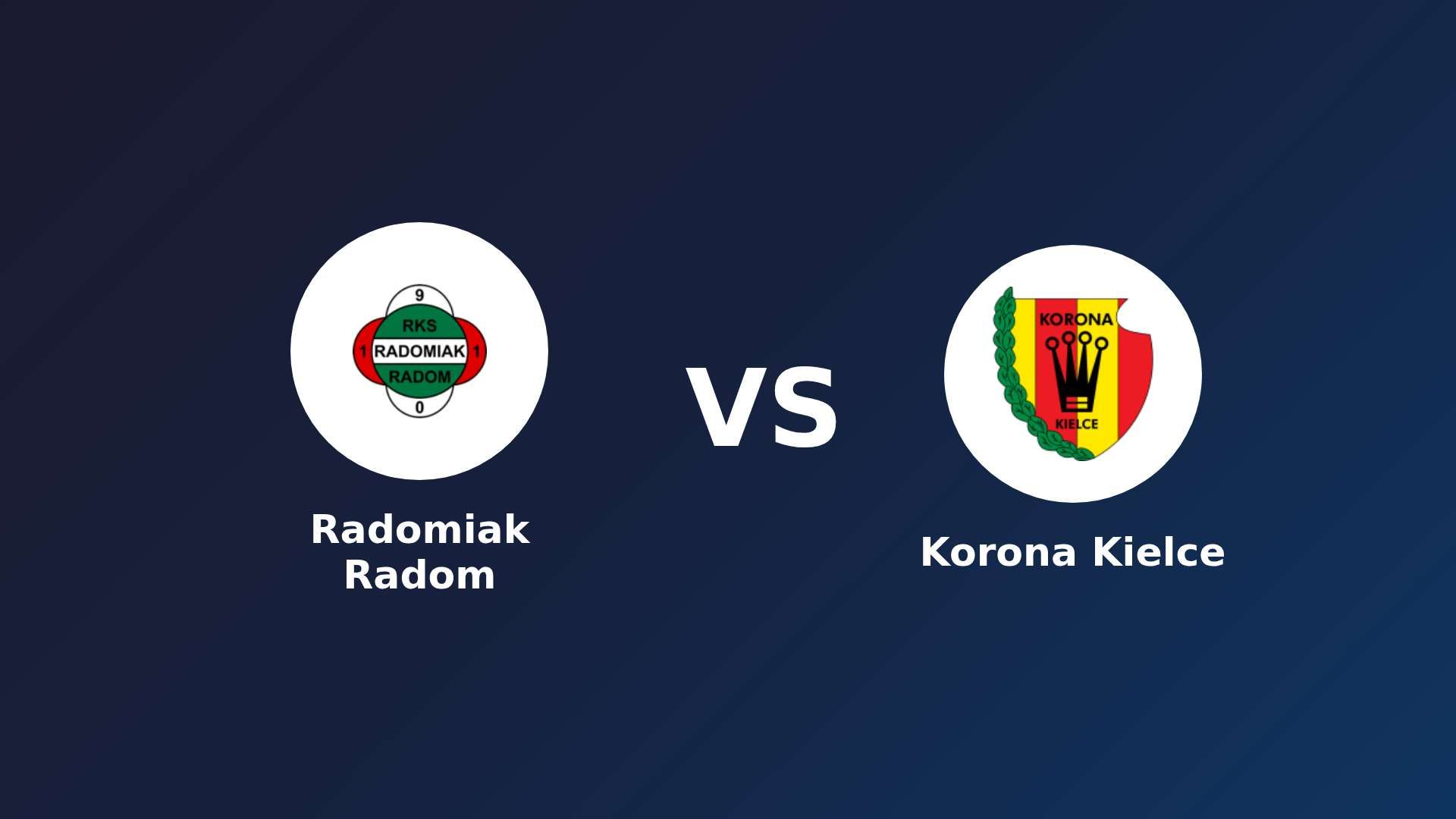 Radomiak Radom vs Korona Kielce