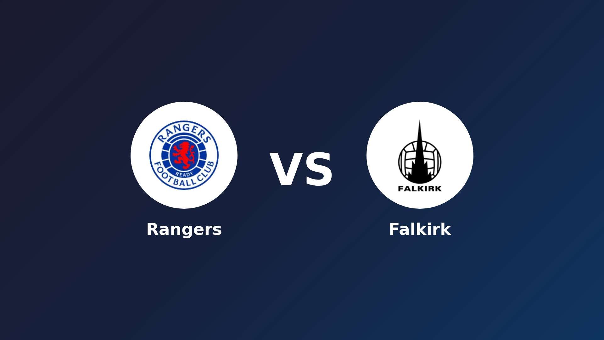Rangers vs Falkirk