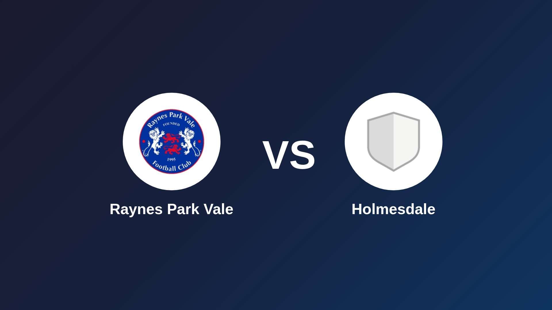 Raynes Park Vale vs Holmesdale