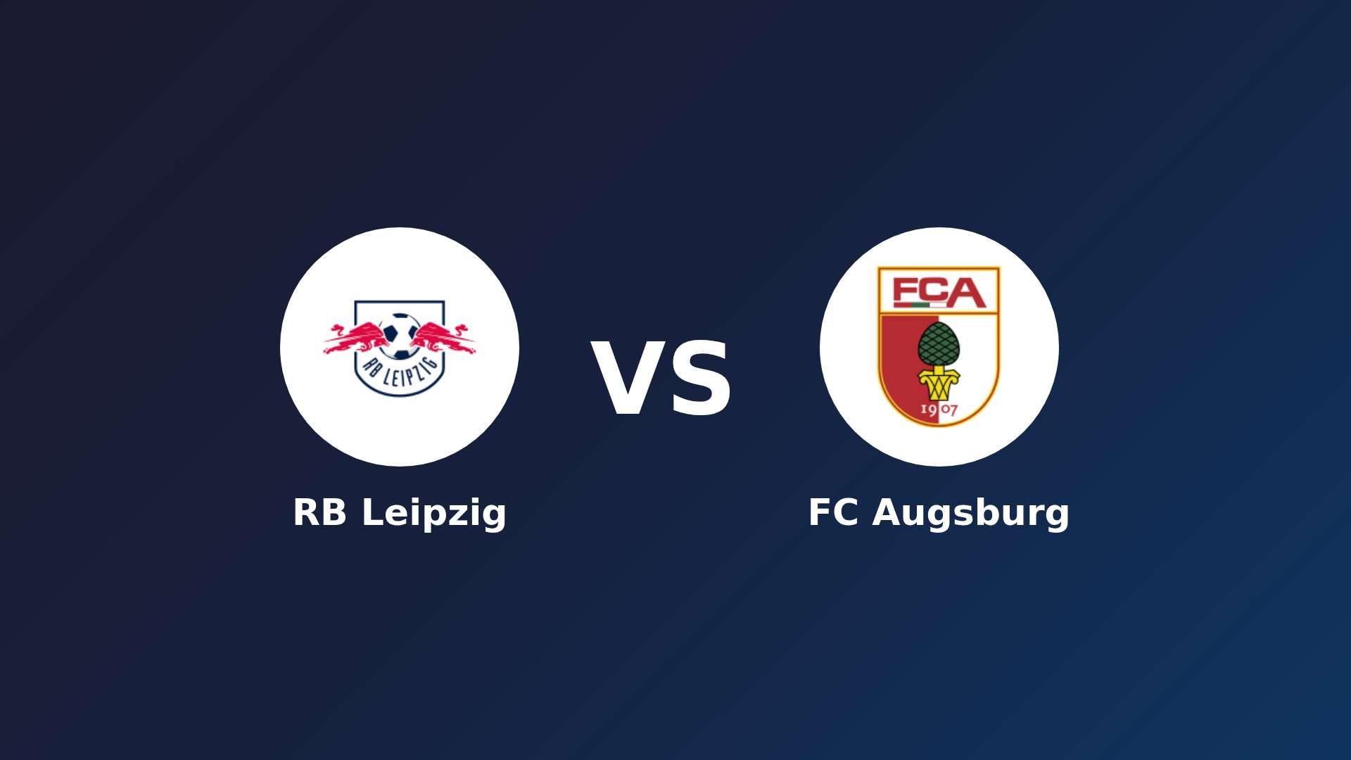 RB Leipzig vs FC Augsburg