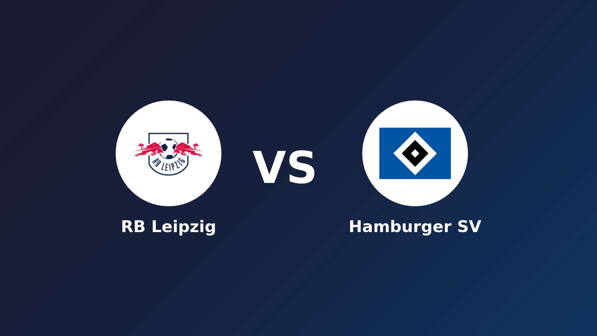 RB Leipzig vs Hamburger SV