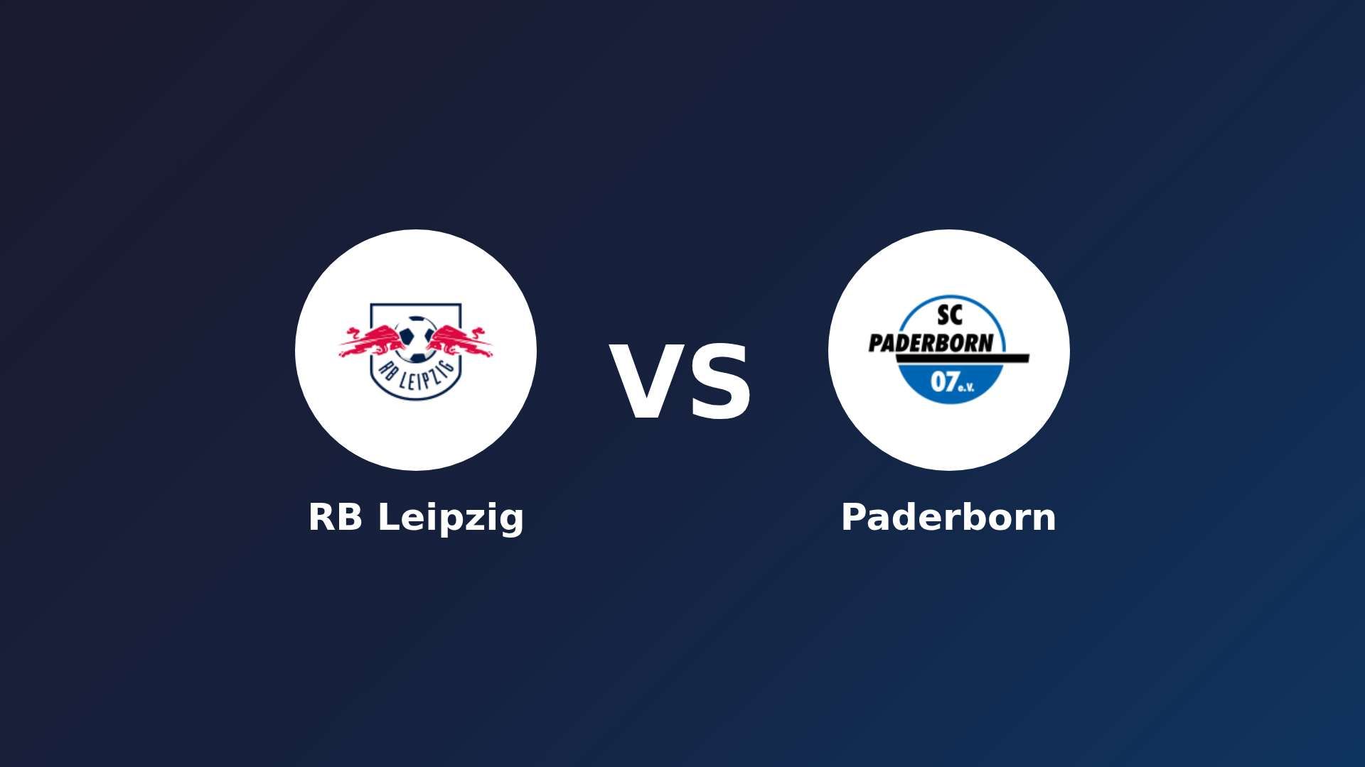 RB Leipzig vs Paderborn