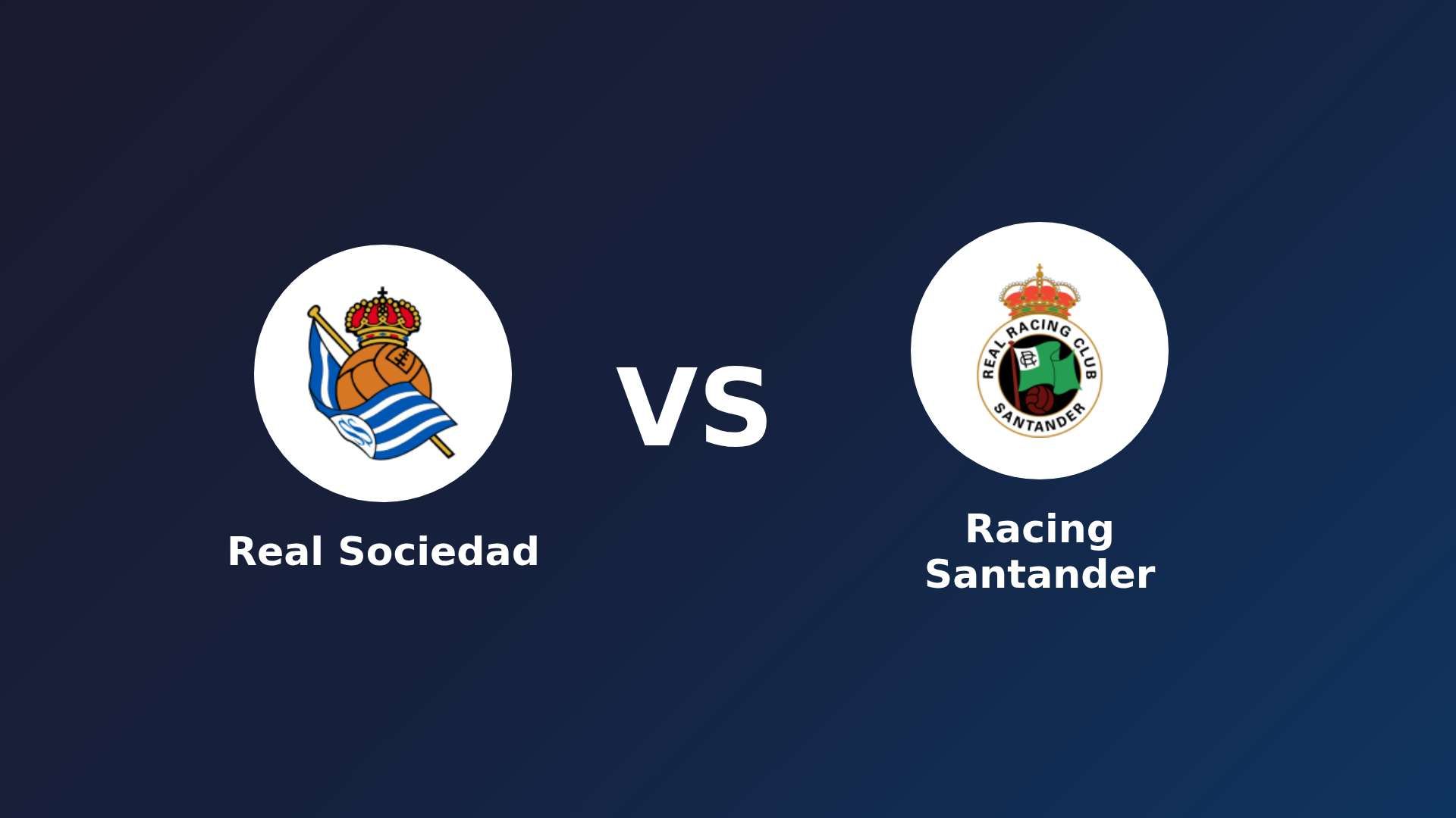 Real Sociedad vs Racing Santander