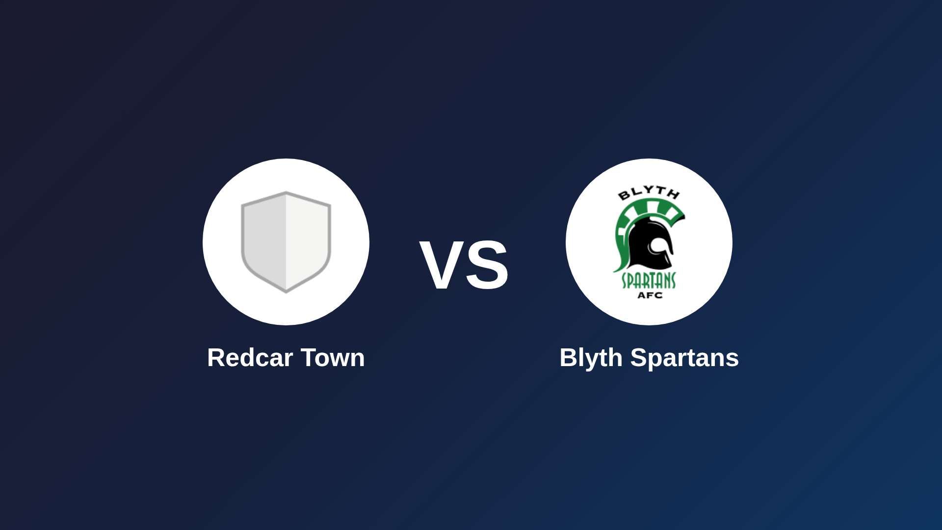 Redcar Town vs Blyth Spartans