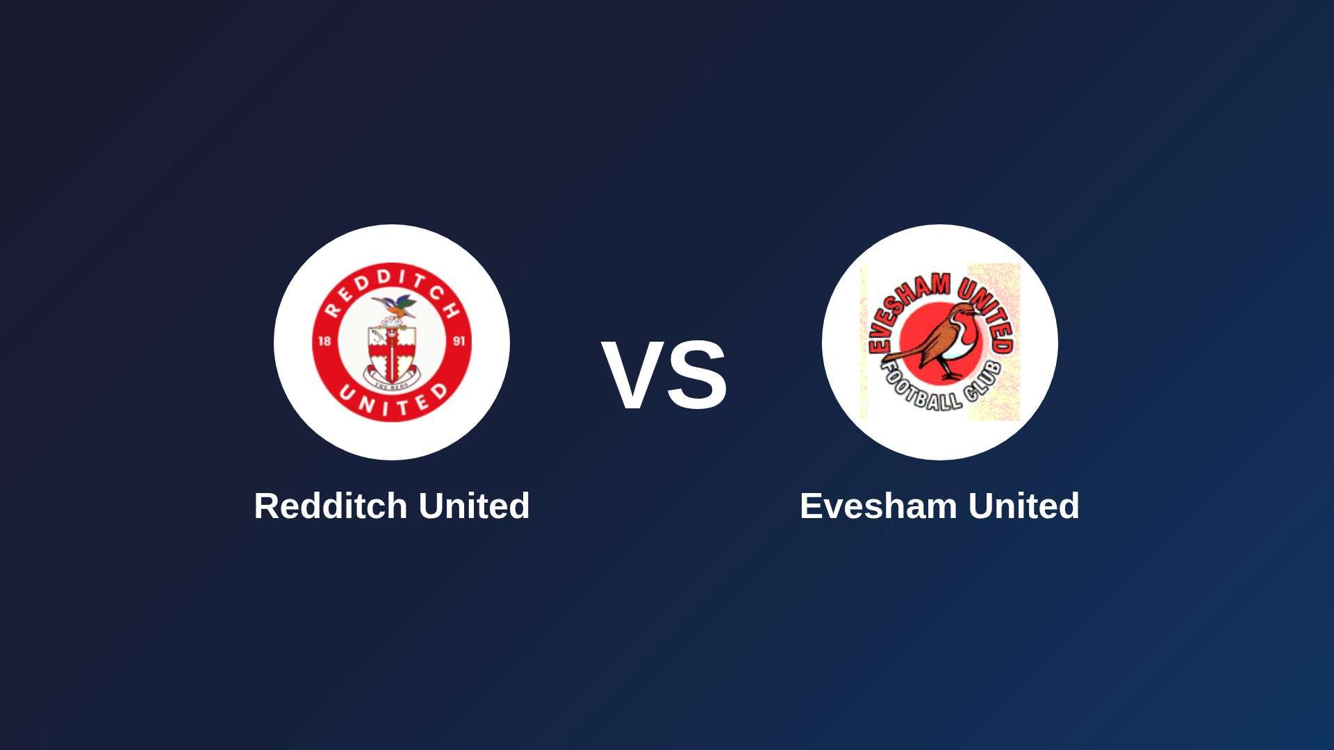 Redditch United vs Evesham United