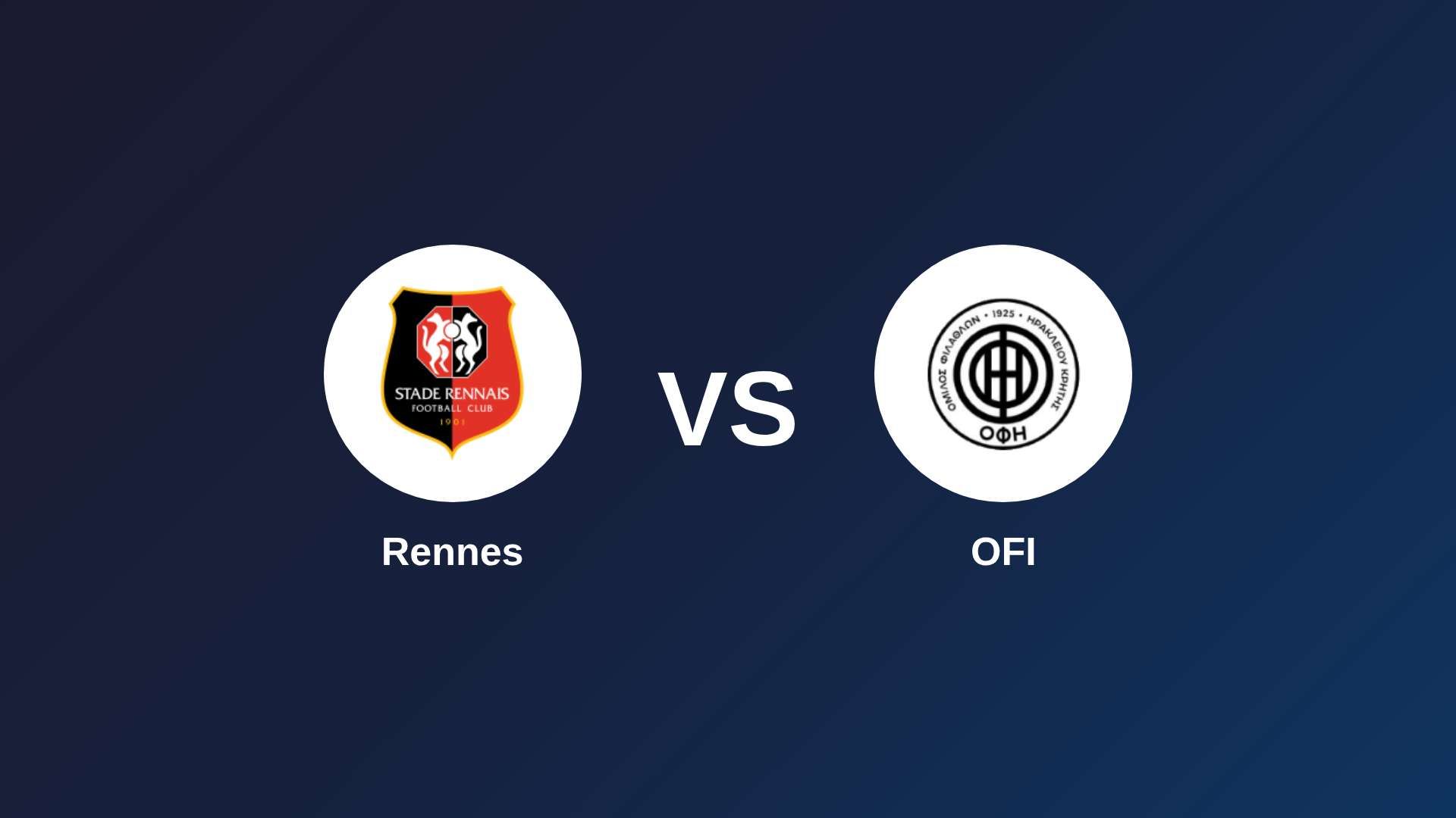 Rennes vs OFI
