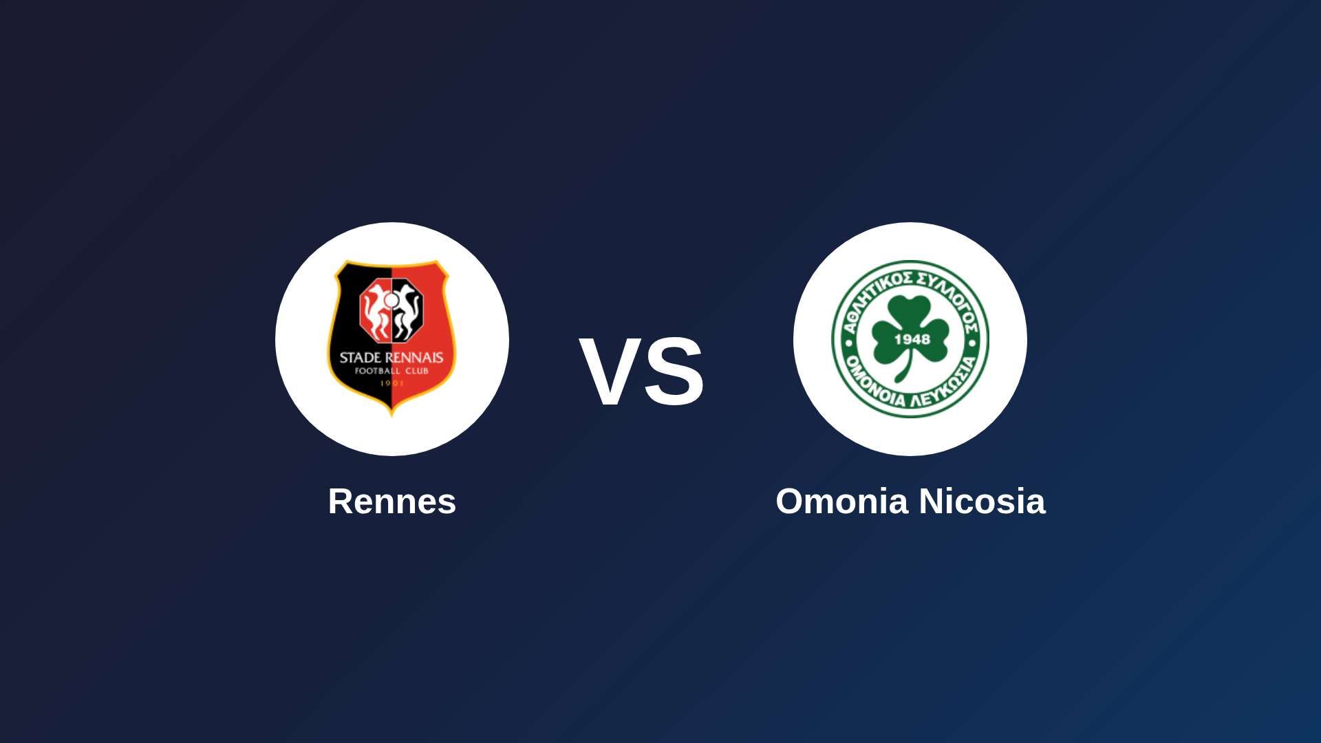 Rennes vs Omonia Nicosia