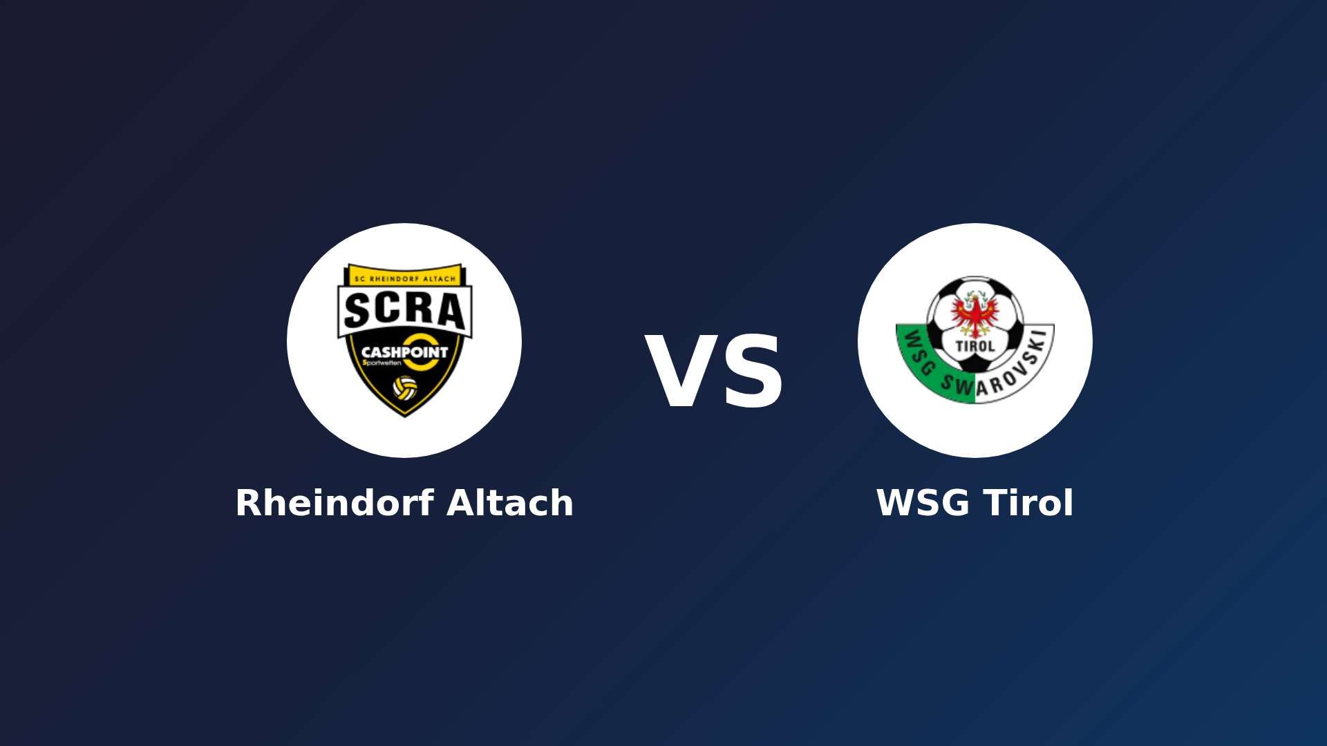 Rheindorf Altach vs (F)SG Tirol