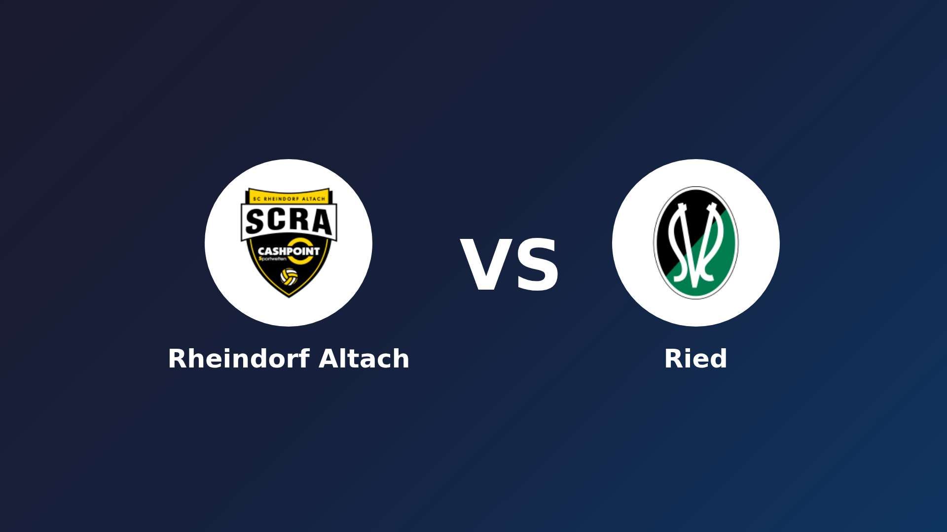 Rheindorf Altach vs Ried
