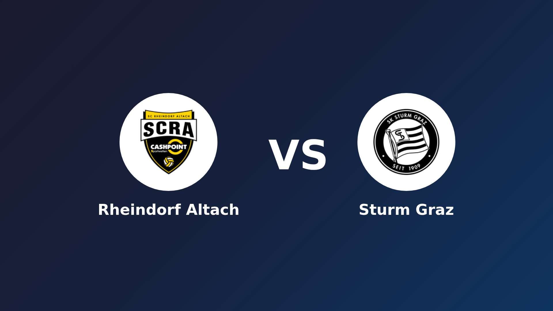 Rheindorf Altach vs Sturm Graz