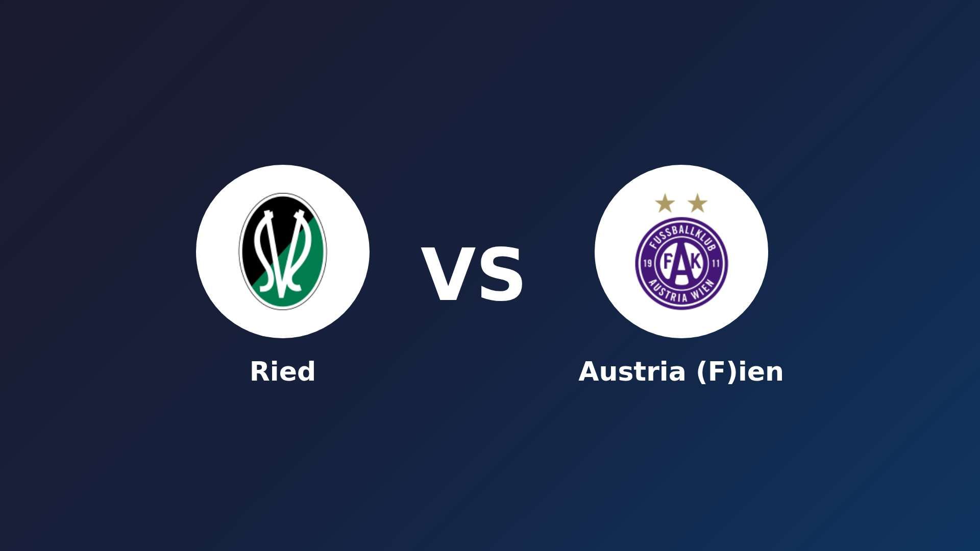 Ried vs Austria (F)ien