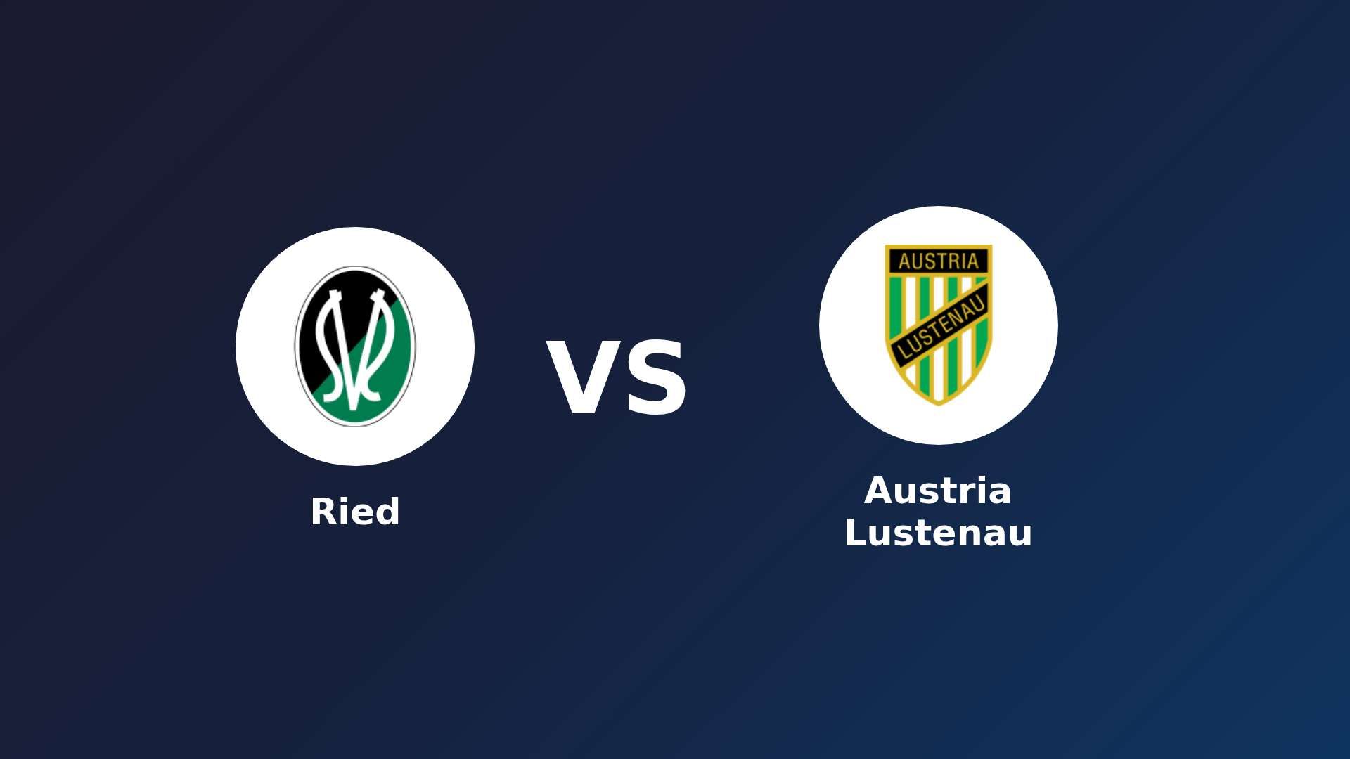 Ried vs Austria Lustenau