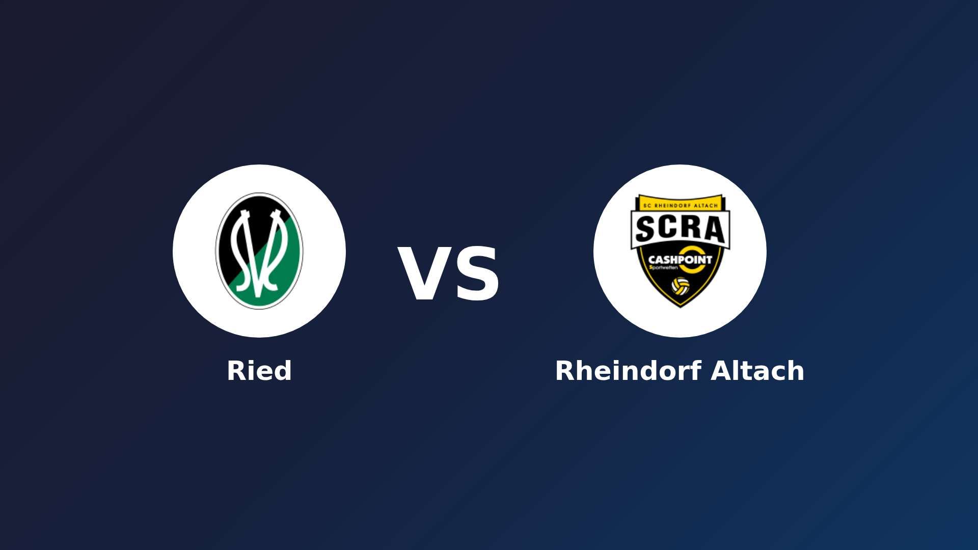 Ried vs Rheindorf Altach