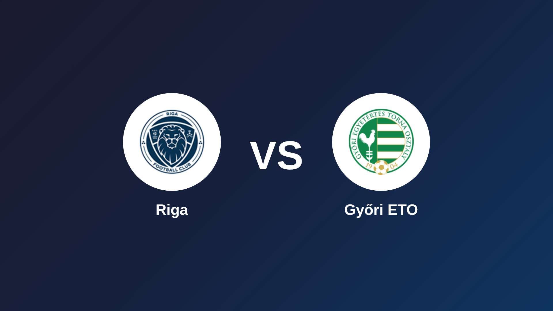 Riga vs Győri ETO