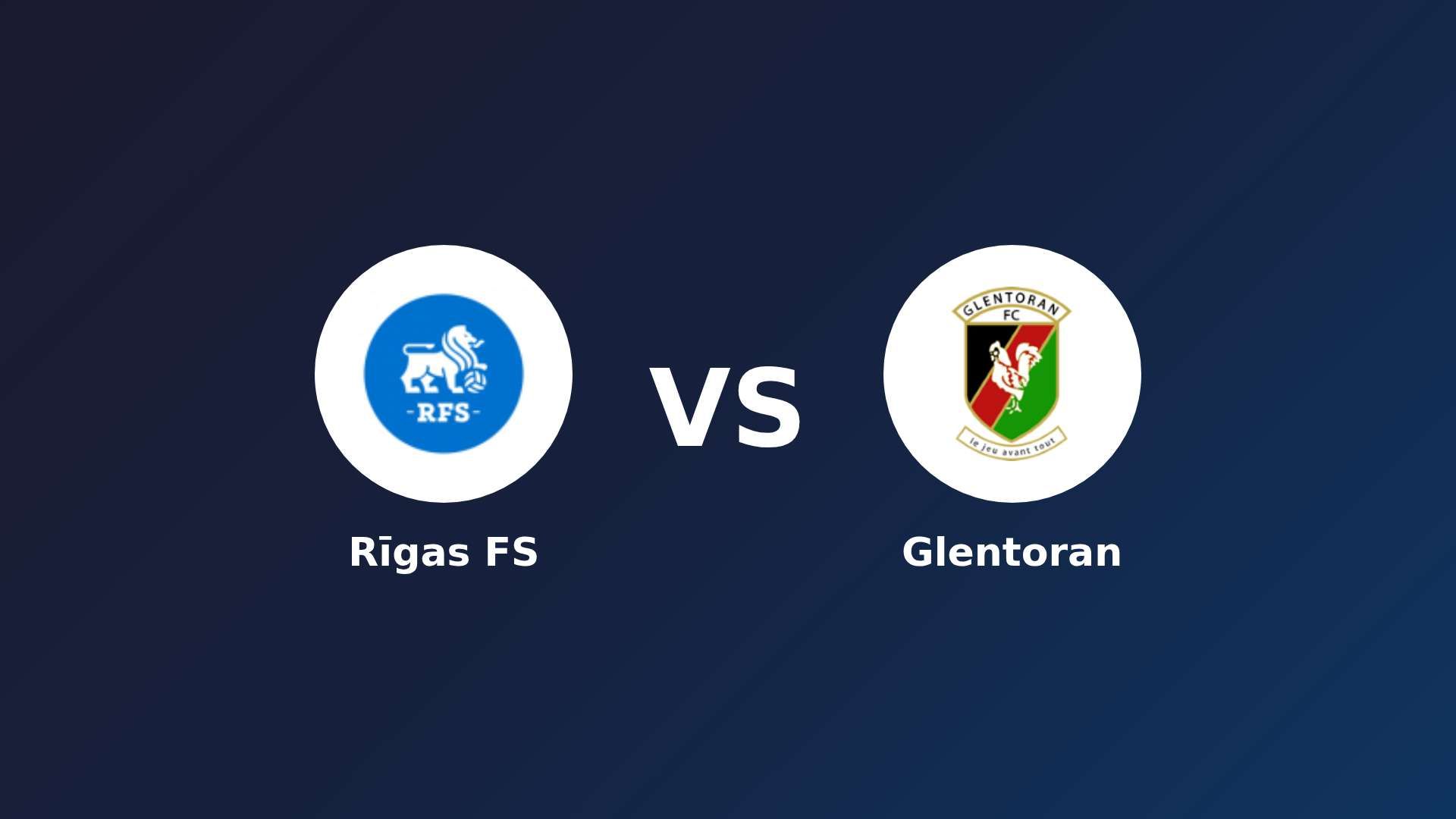 Rīgas FS vs Glentoran