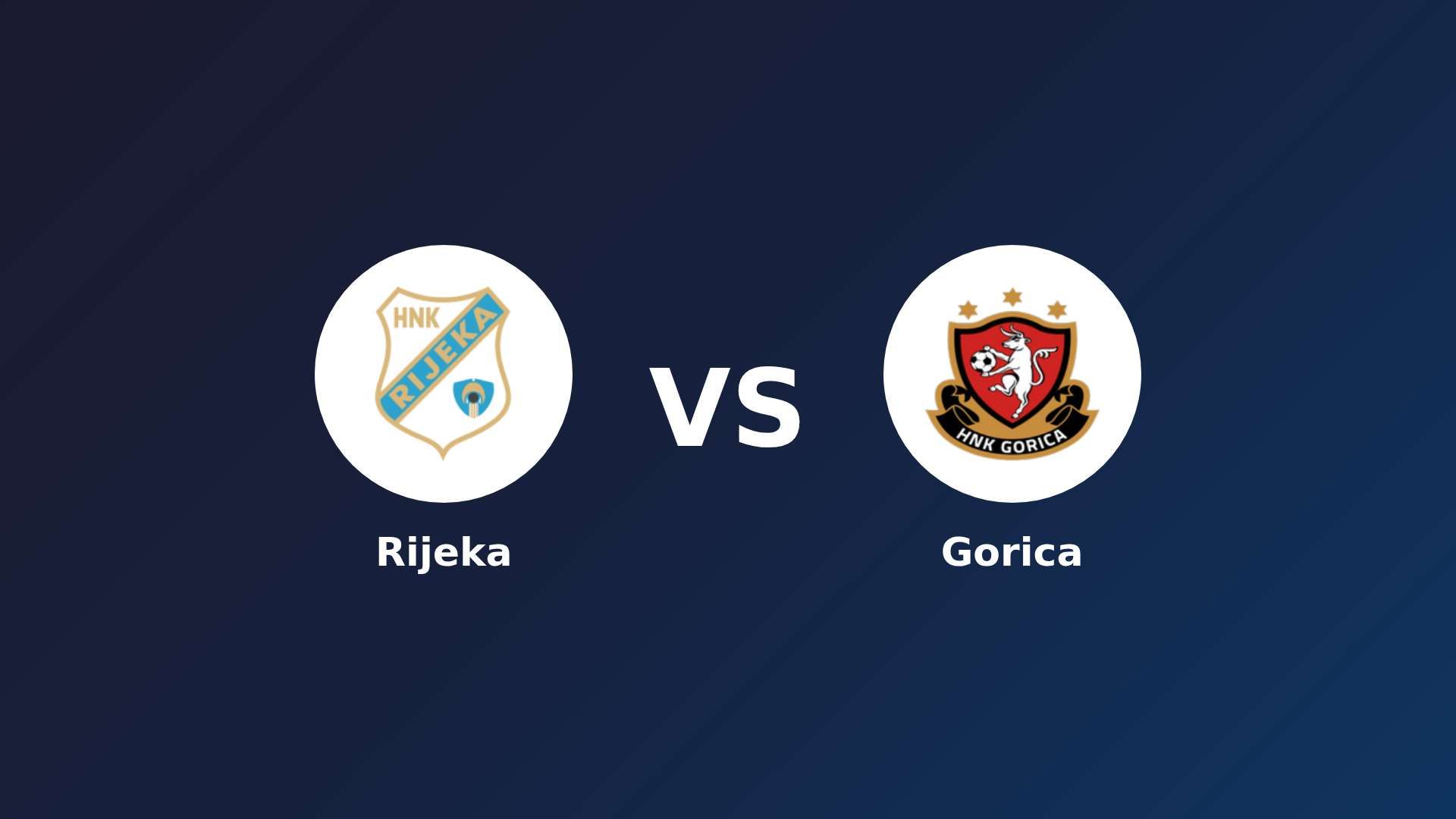 Rijeka vs Gorica