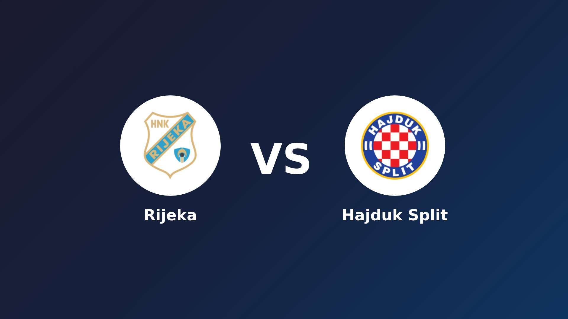 Rijeka vs Hajduk Split
