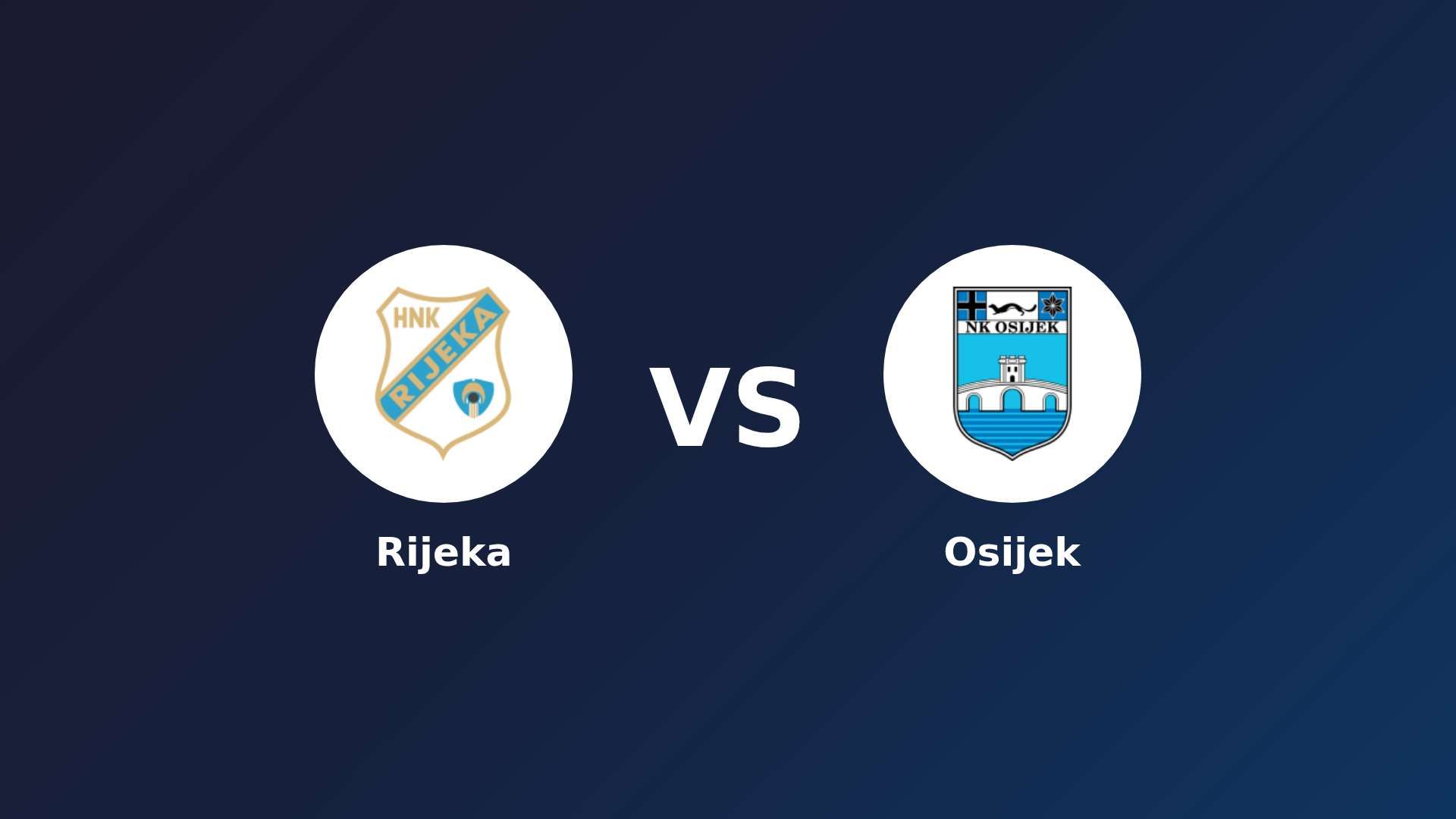 Rijeka vs Osijek