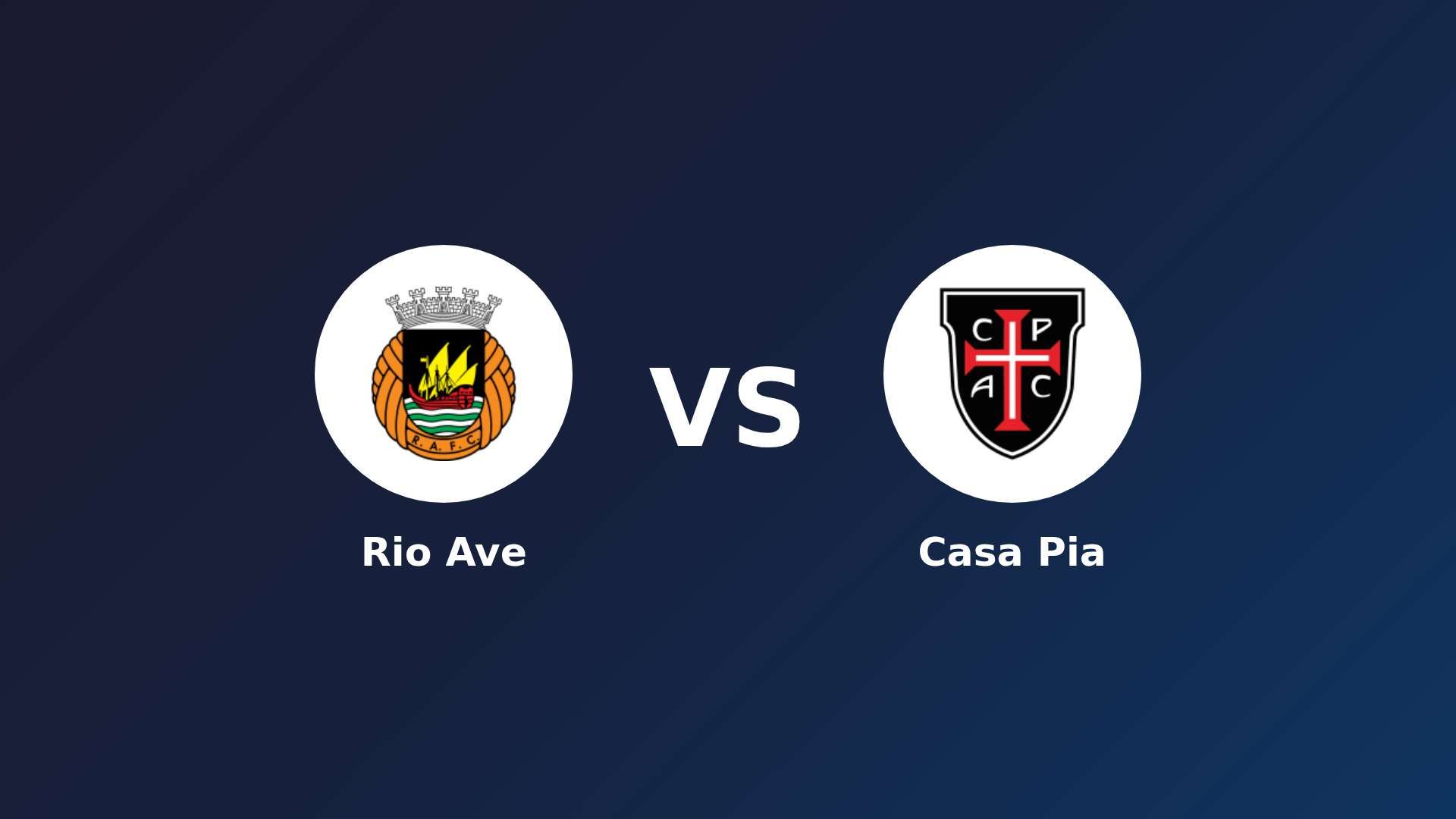 Rio Ave vs Casa Pia