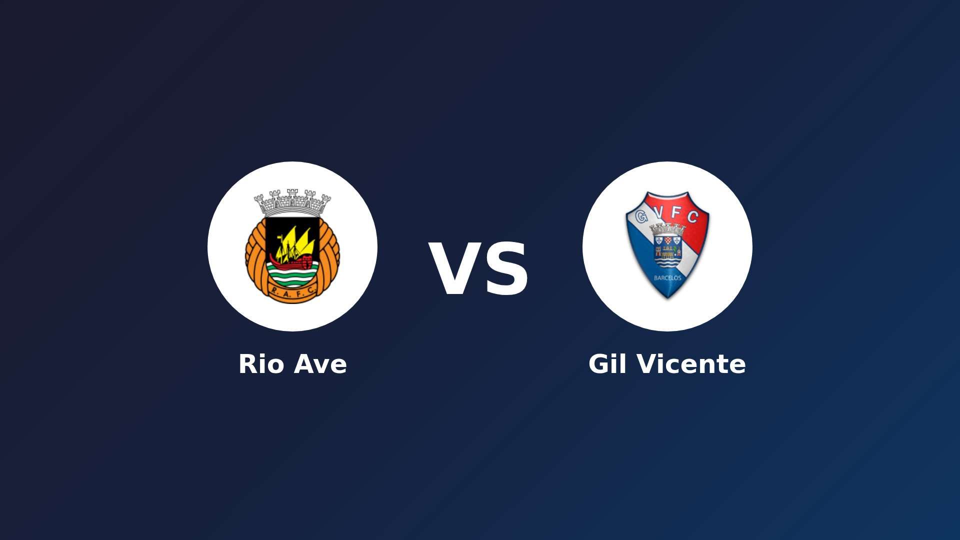 Rio Ave vs Gil Vicente
