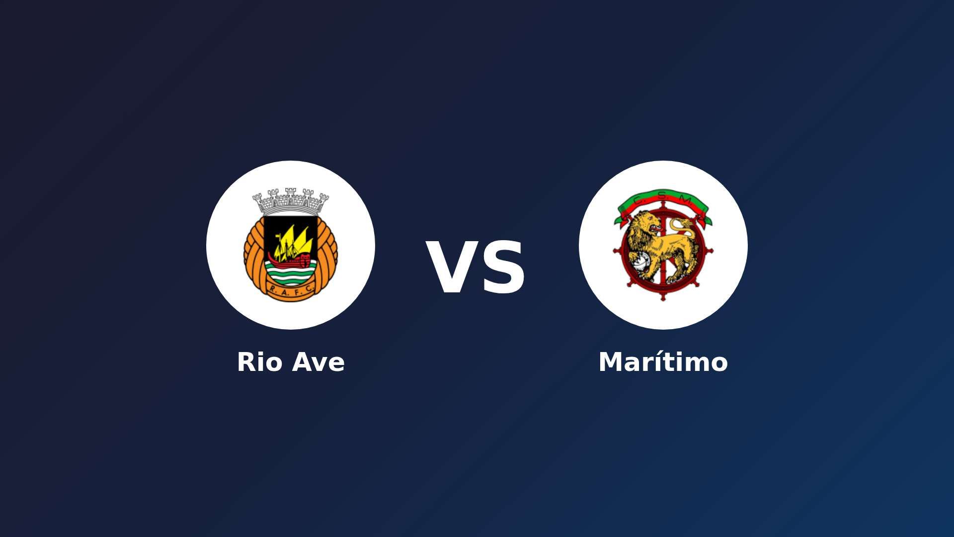 Rio Ave vs Marítimo