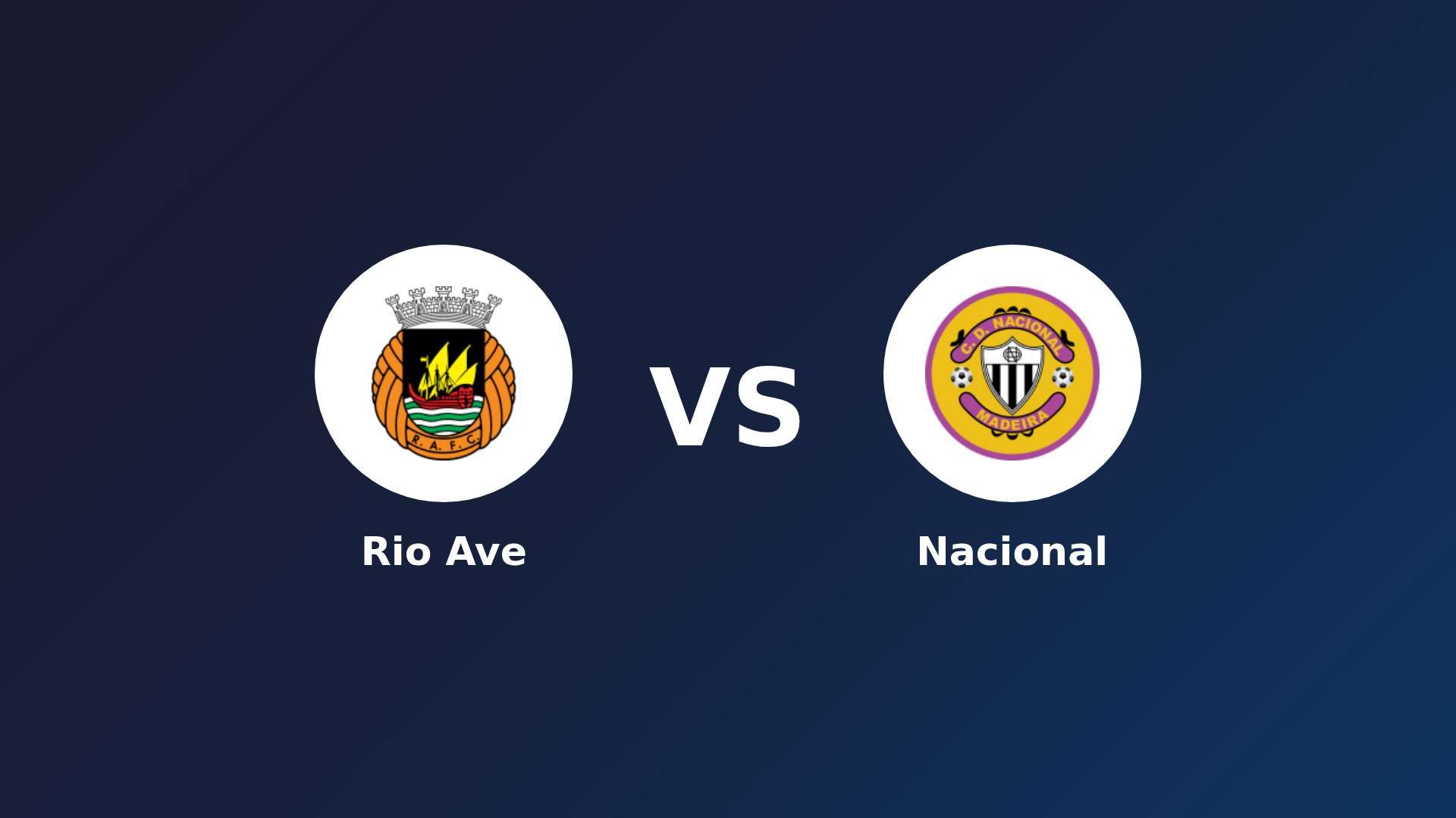 Rio Ave vs Nacional