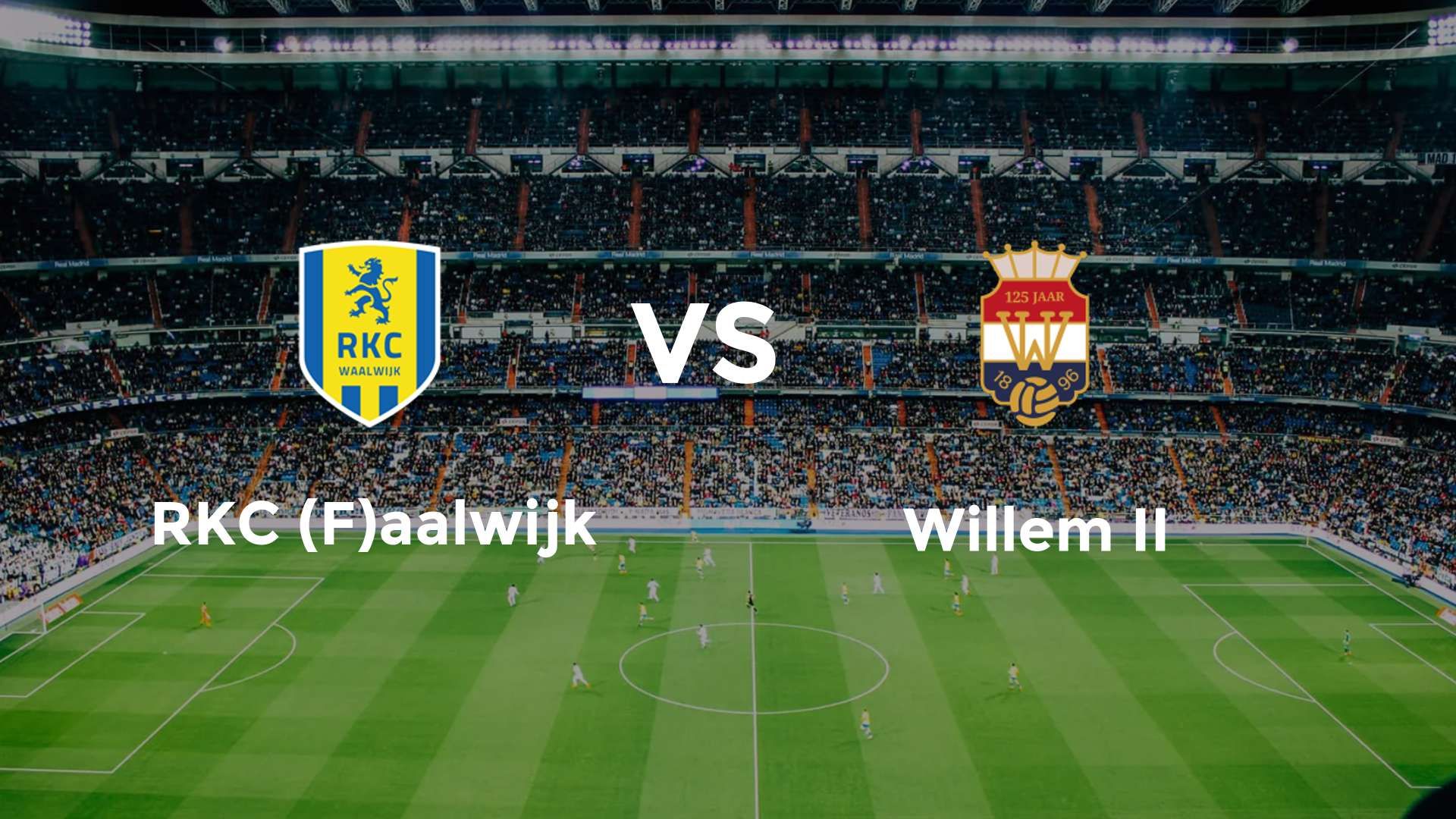 RKC (F)aalwijk vs (F)illem II