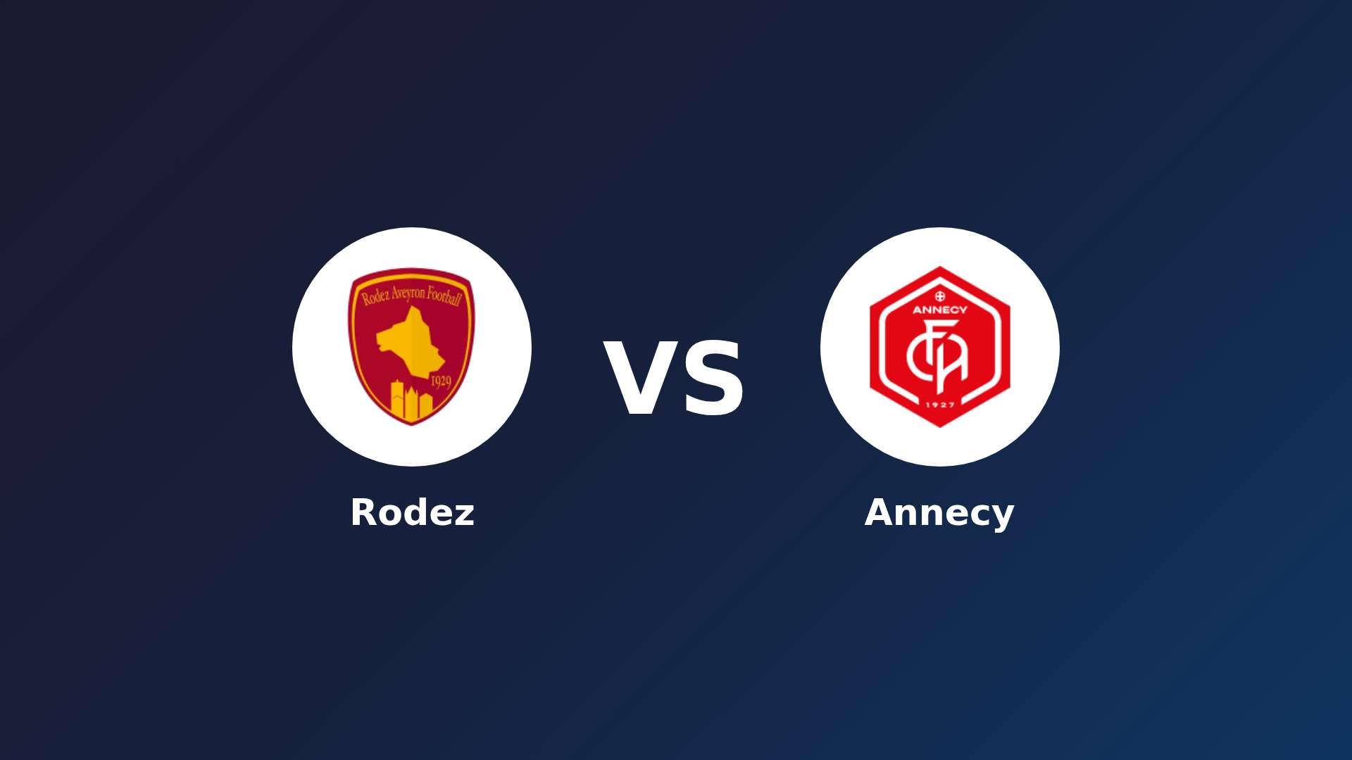 Rodez vs Annecy