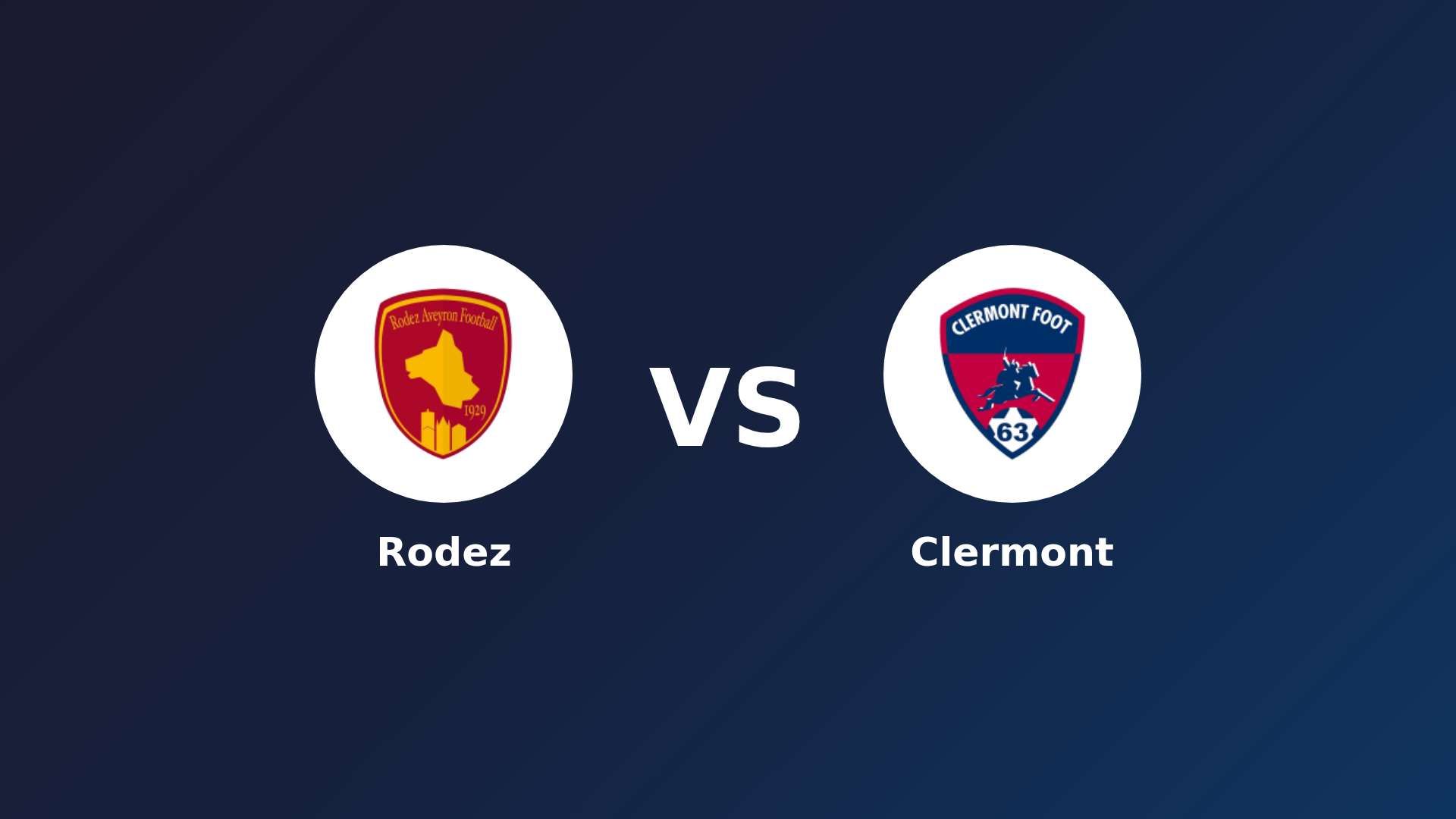 Rodez vs Clermont