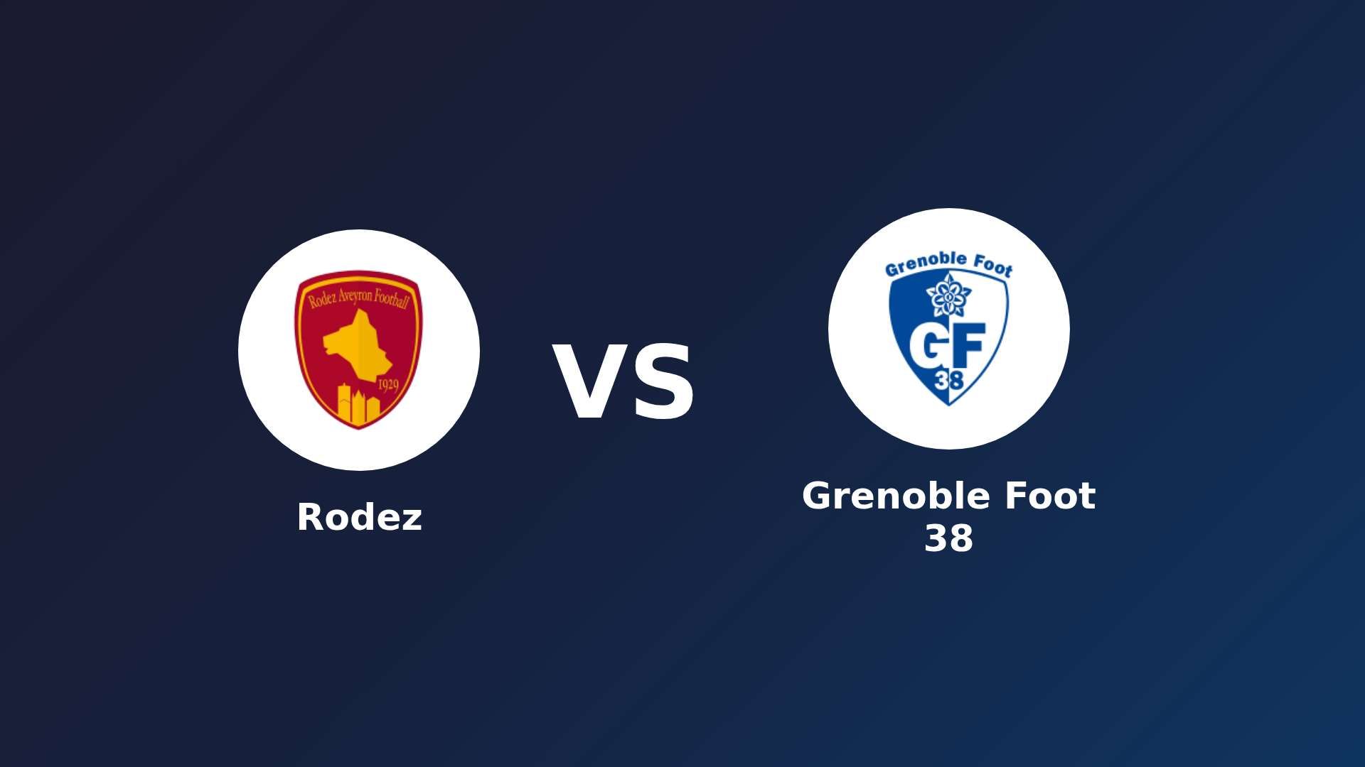Rodez vs Grenoble Foot 38