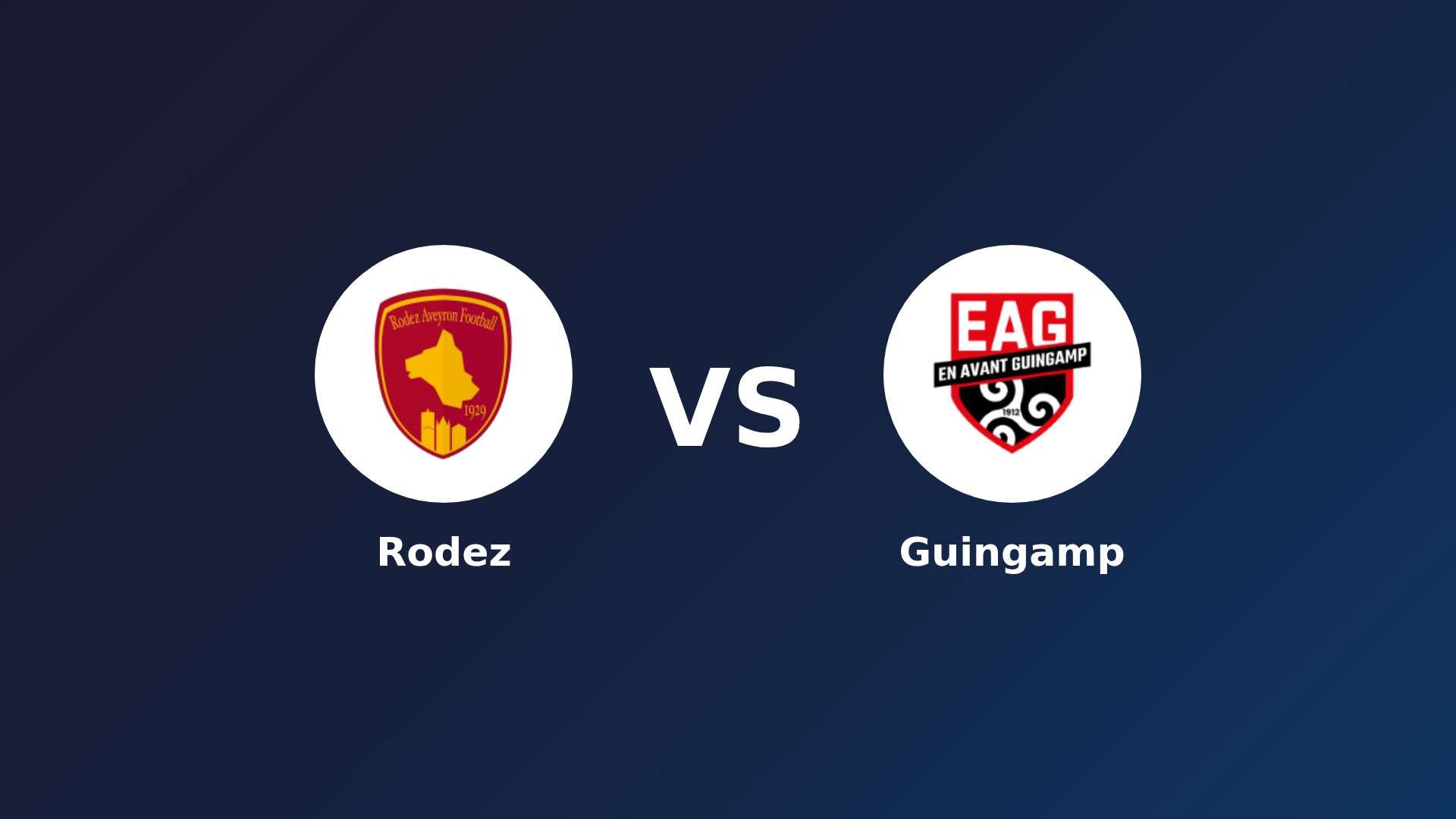 Rodez vs Guingamp