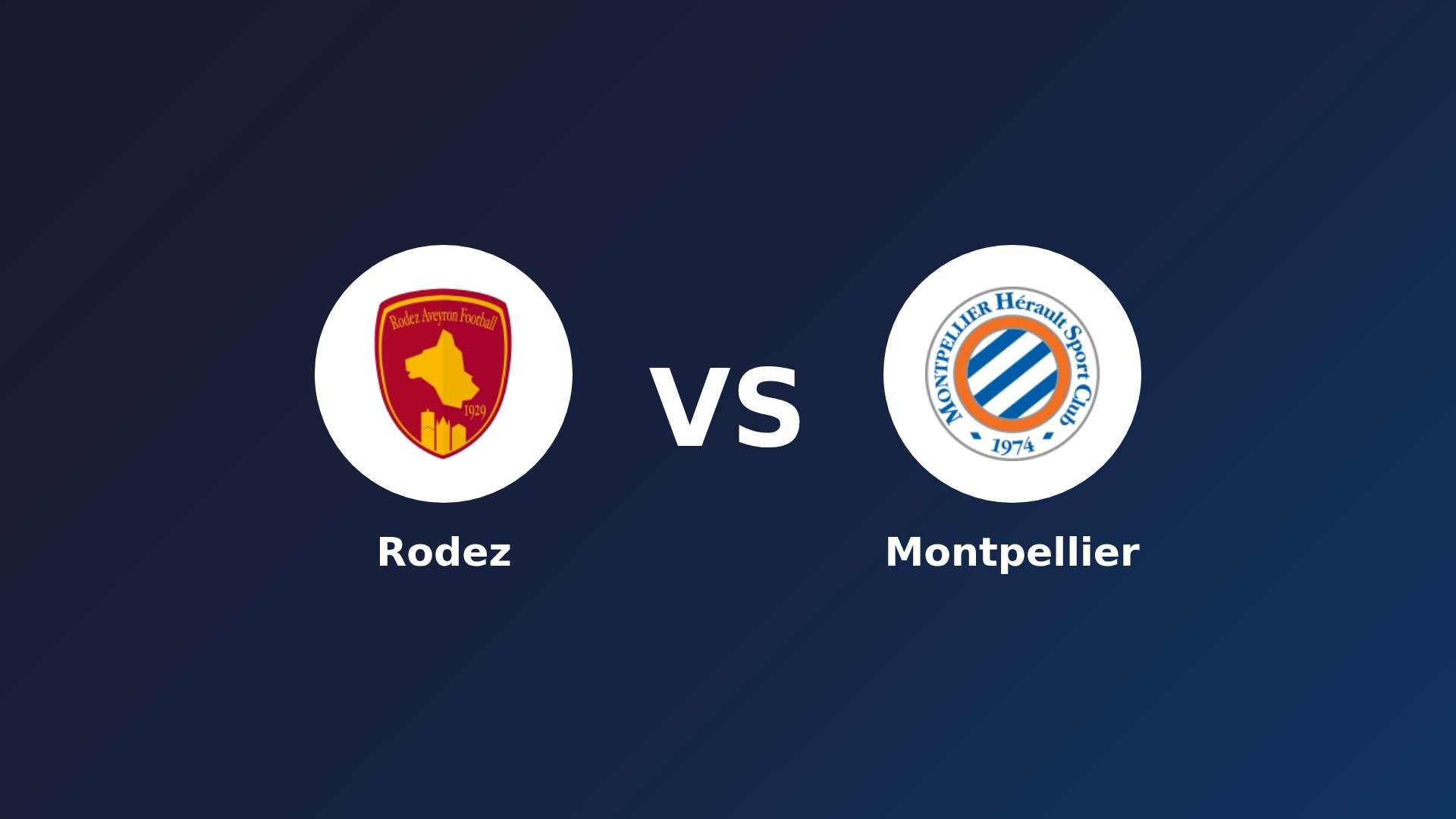 Rodez vs Montpellier