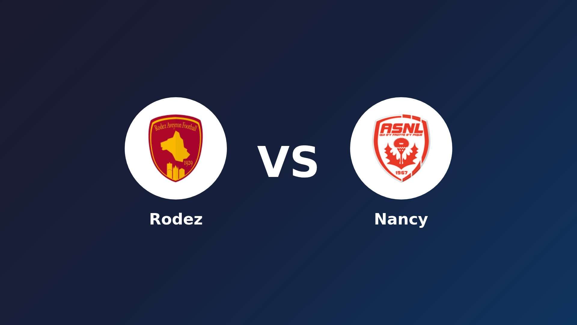 Rodez vs Nancy