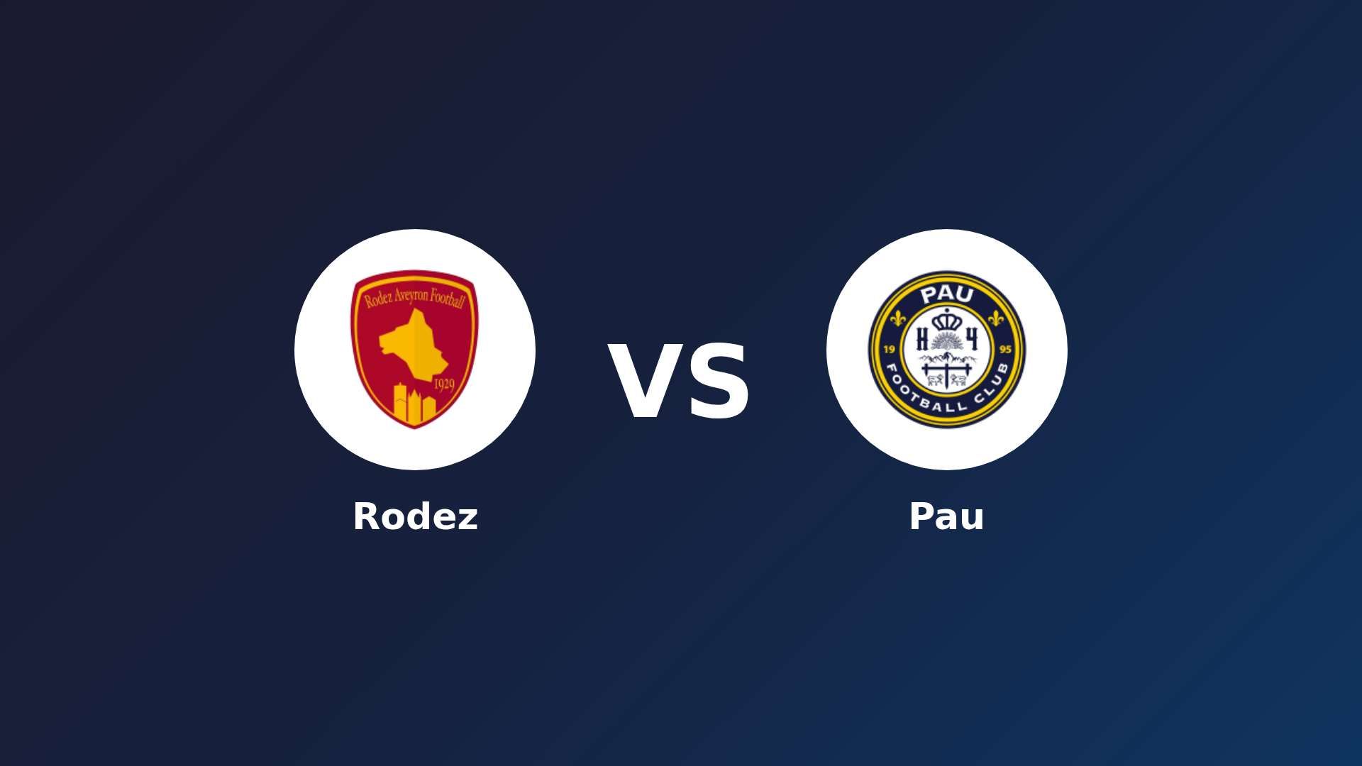 Rodez vs Pau