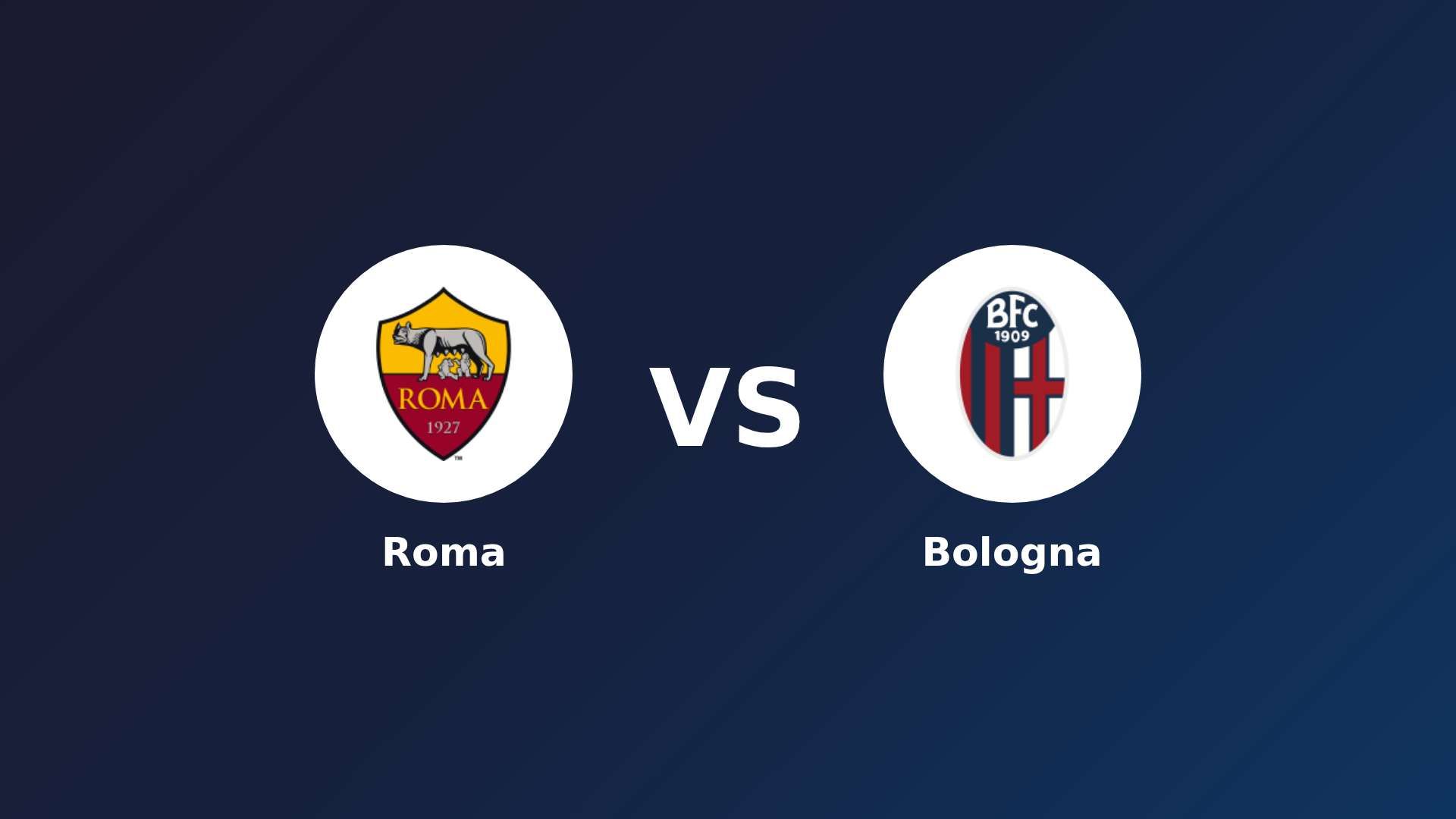 Roma vs Bologna