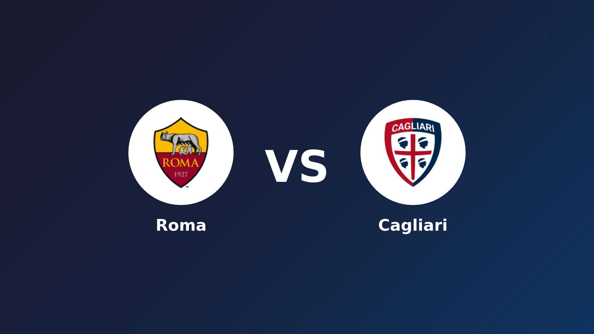 Roma vs Cagliari