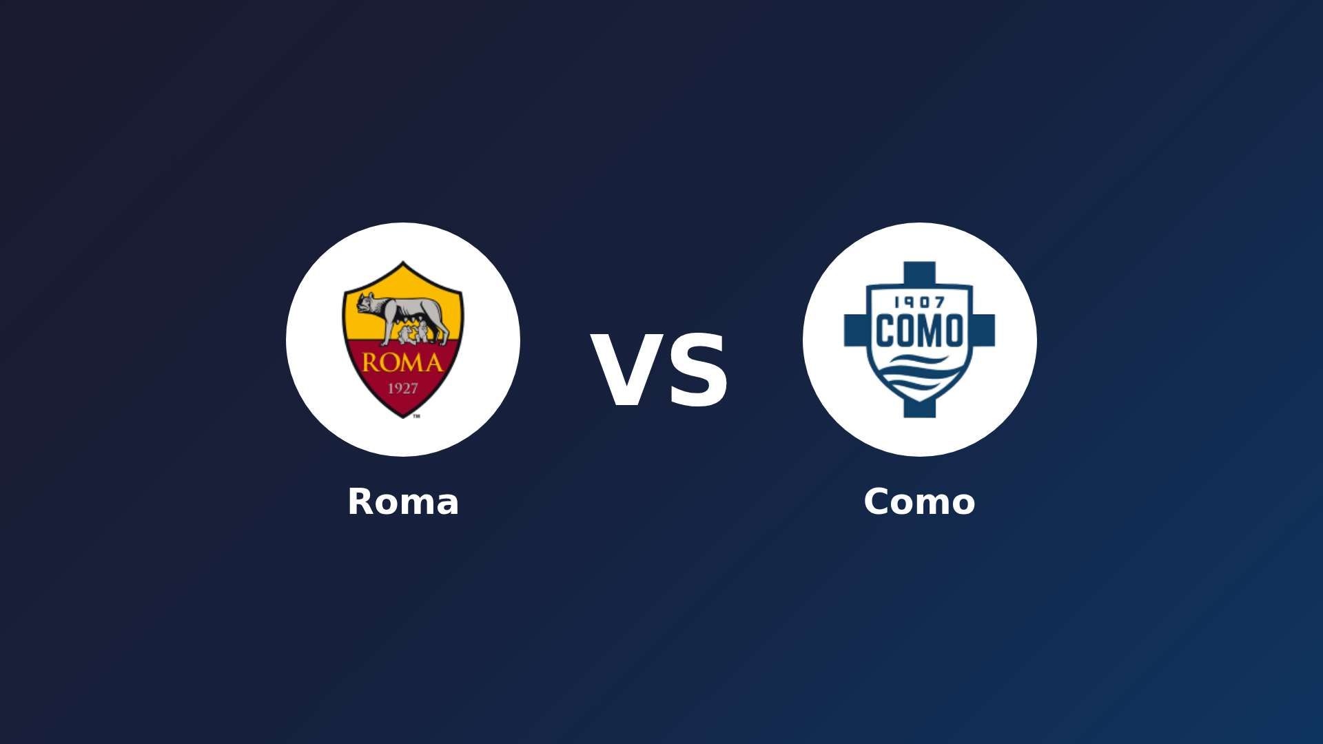 Roma vs Como