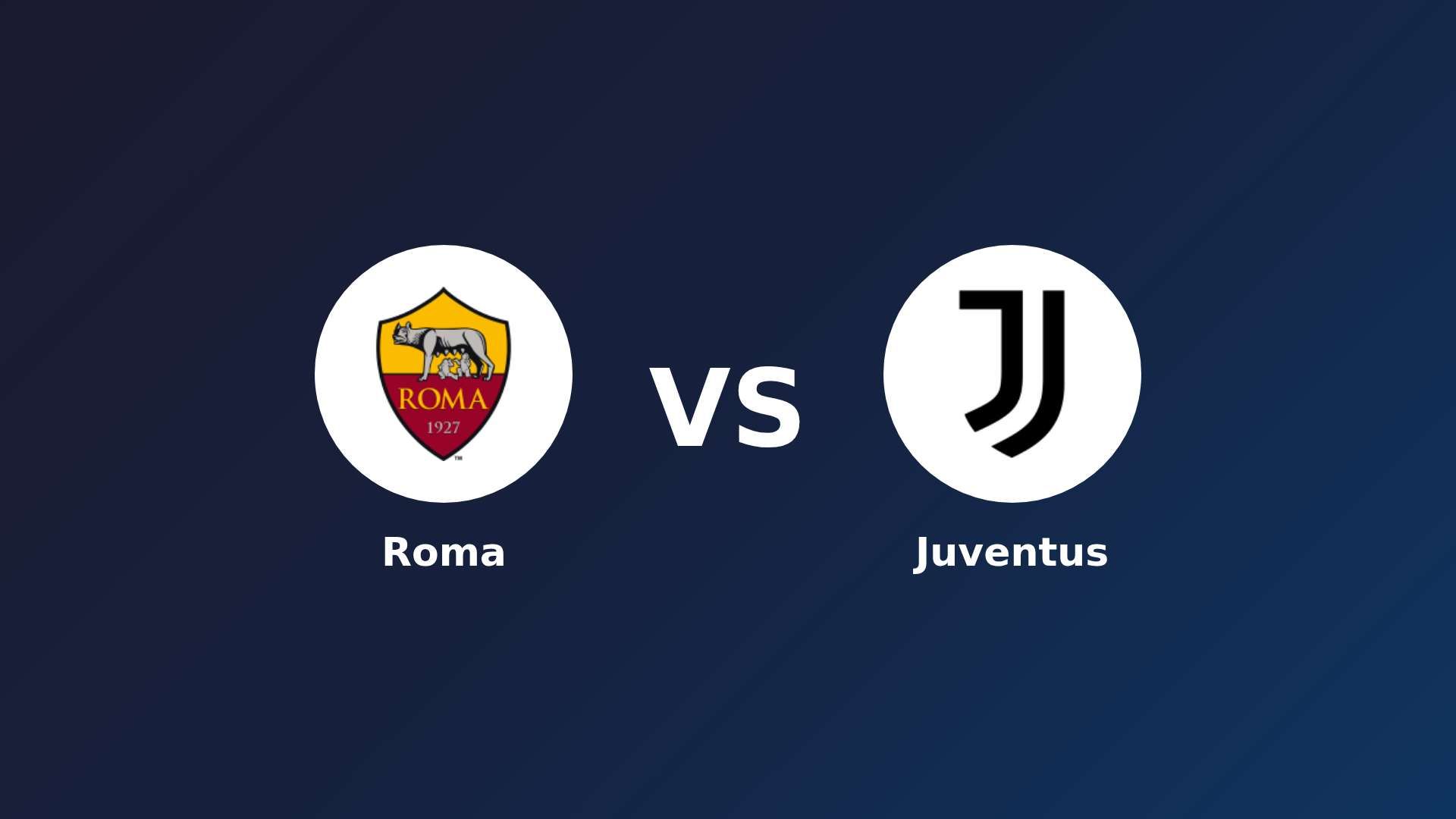 Roma vs Juventus