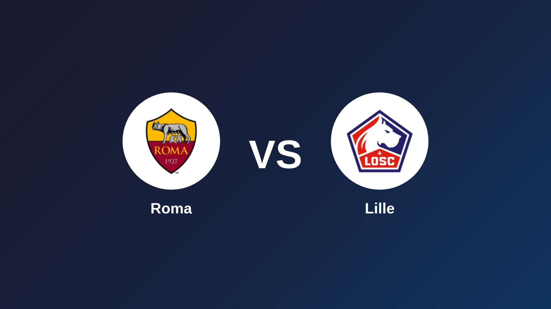 Roma vs LOSC Lille