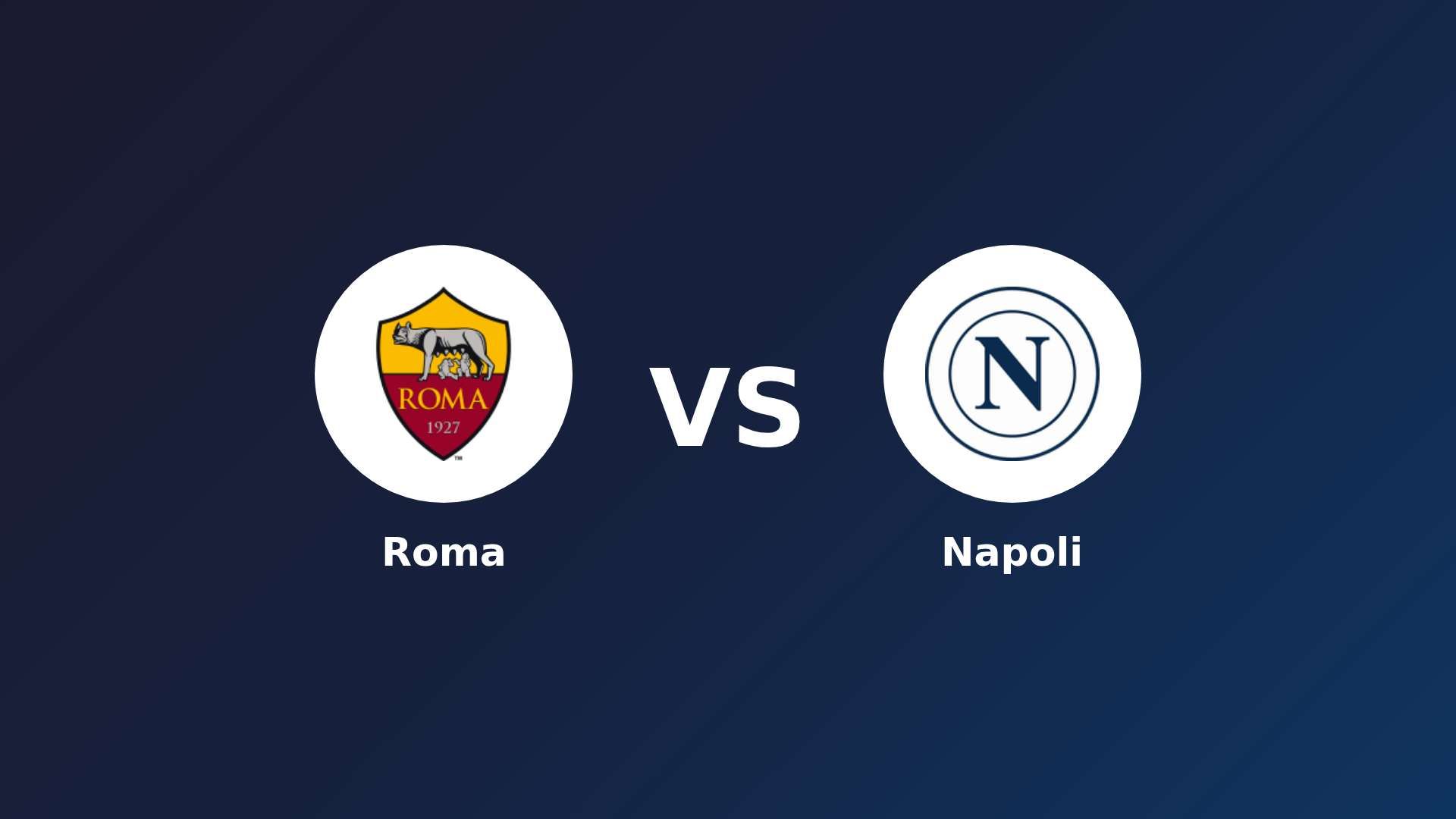 Roma vs Napoli