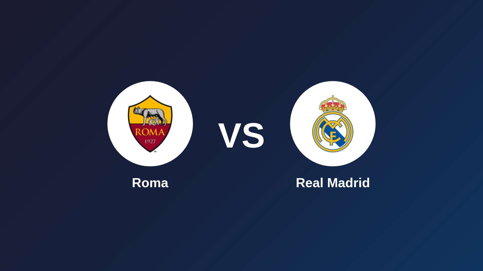 Roma vs Real Madrid