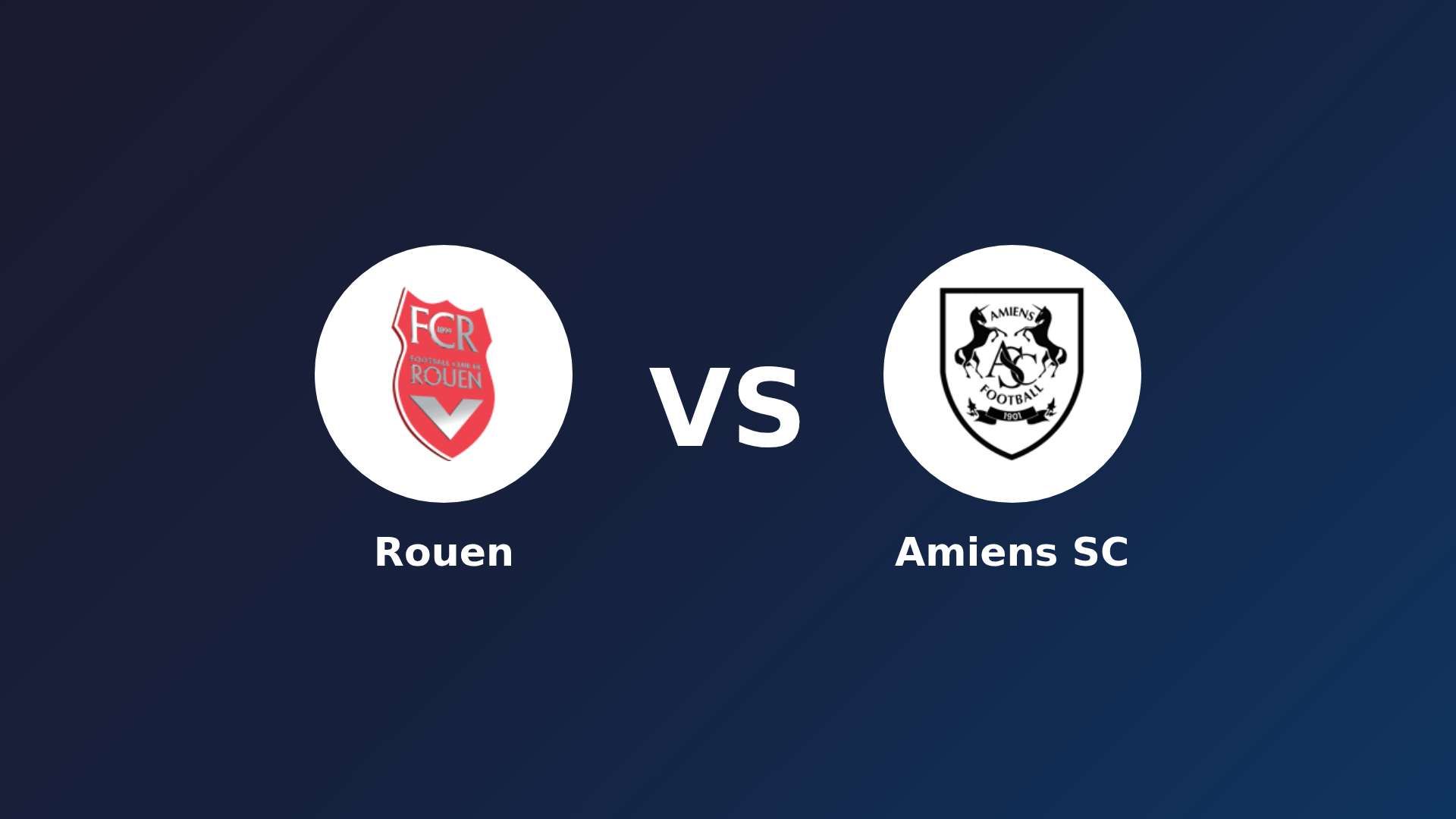 Rouen vs Amiens SC