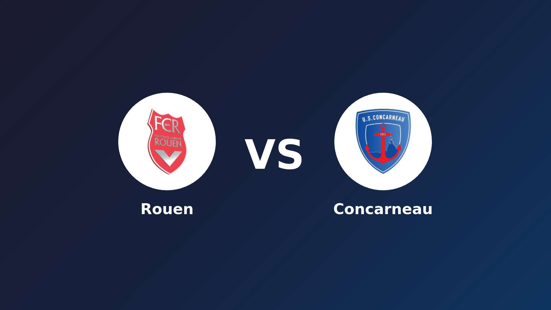 Rouen vs Concarneau