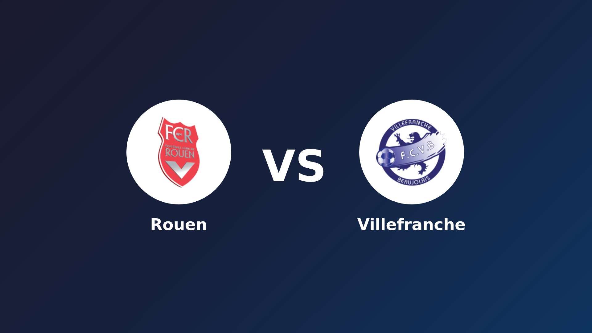 Rouen vs Villefranche