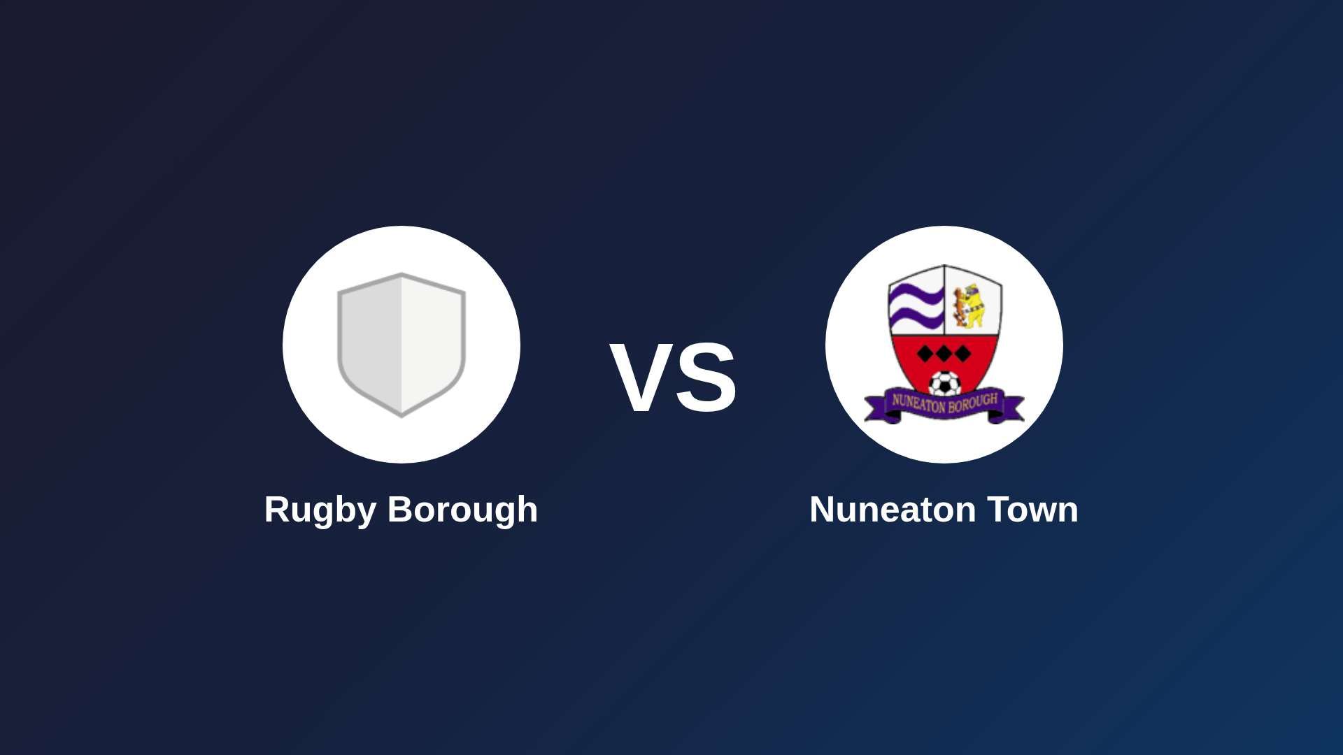 Rugby Borough vs Nuneaton Town