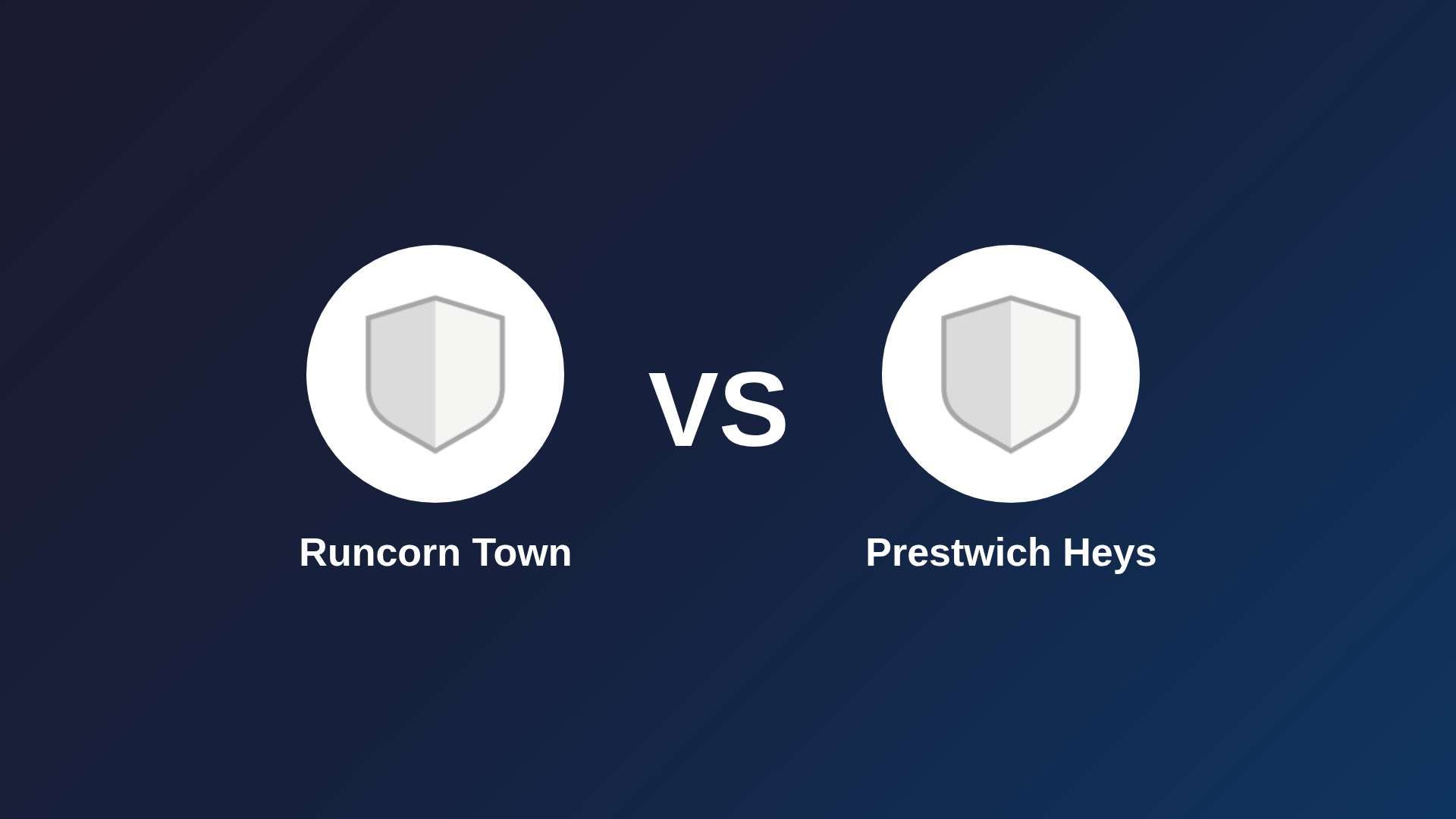 Runcorn Town vs Prestwich Heys