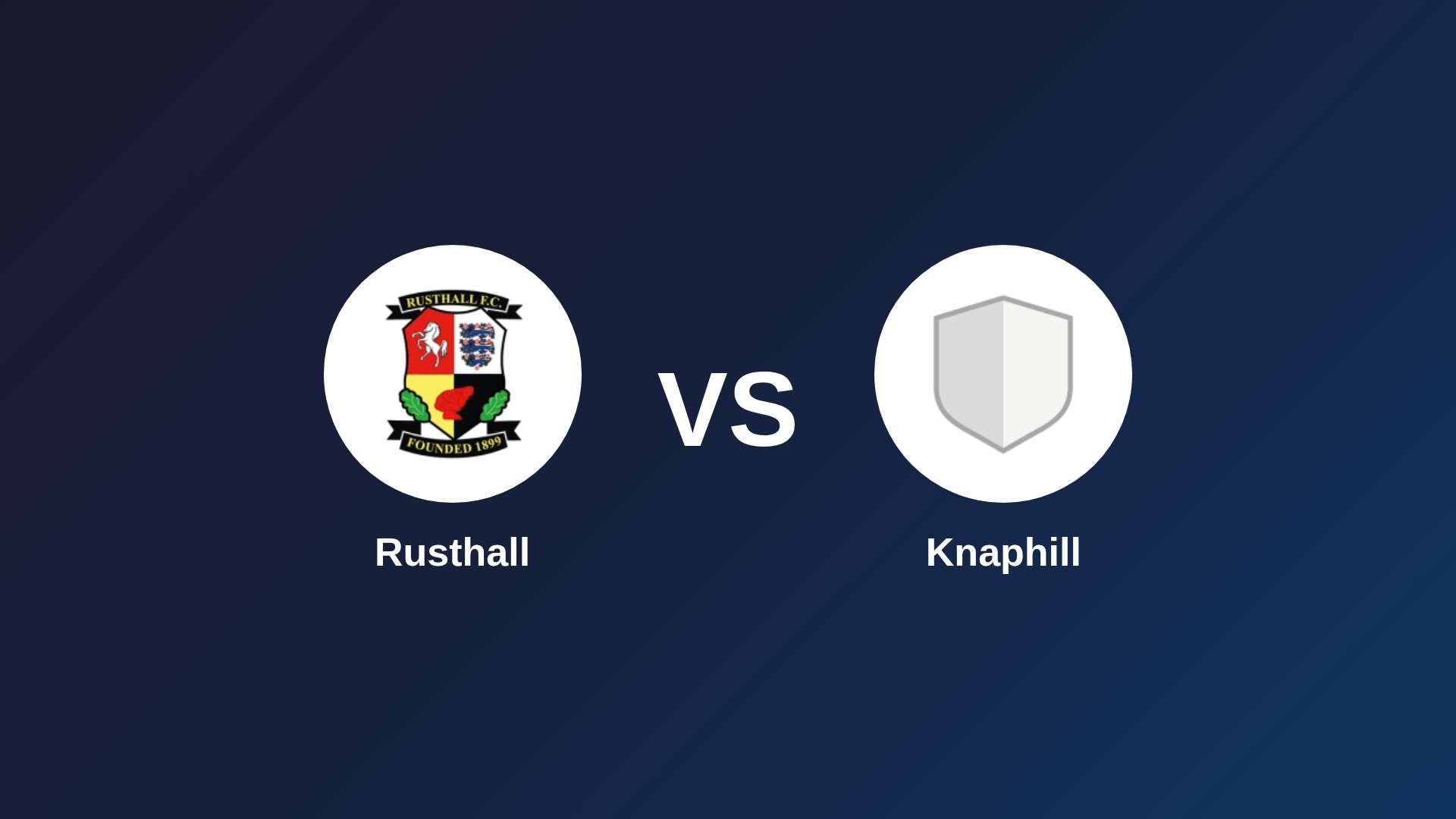 Rusthall vs Knaphill