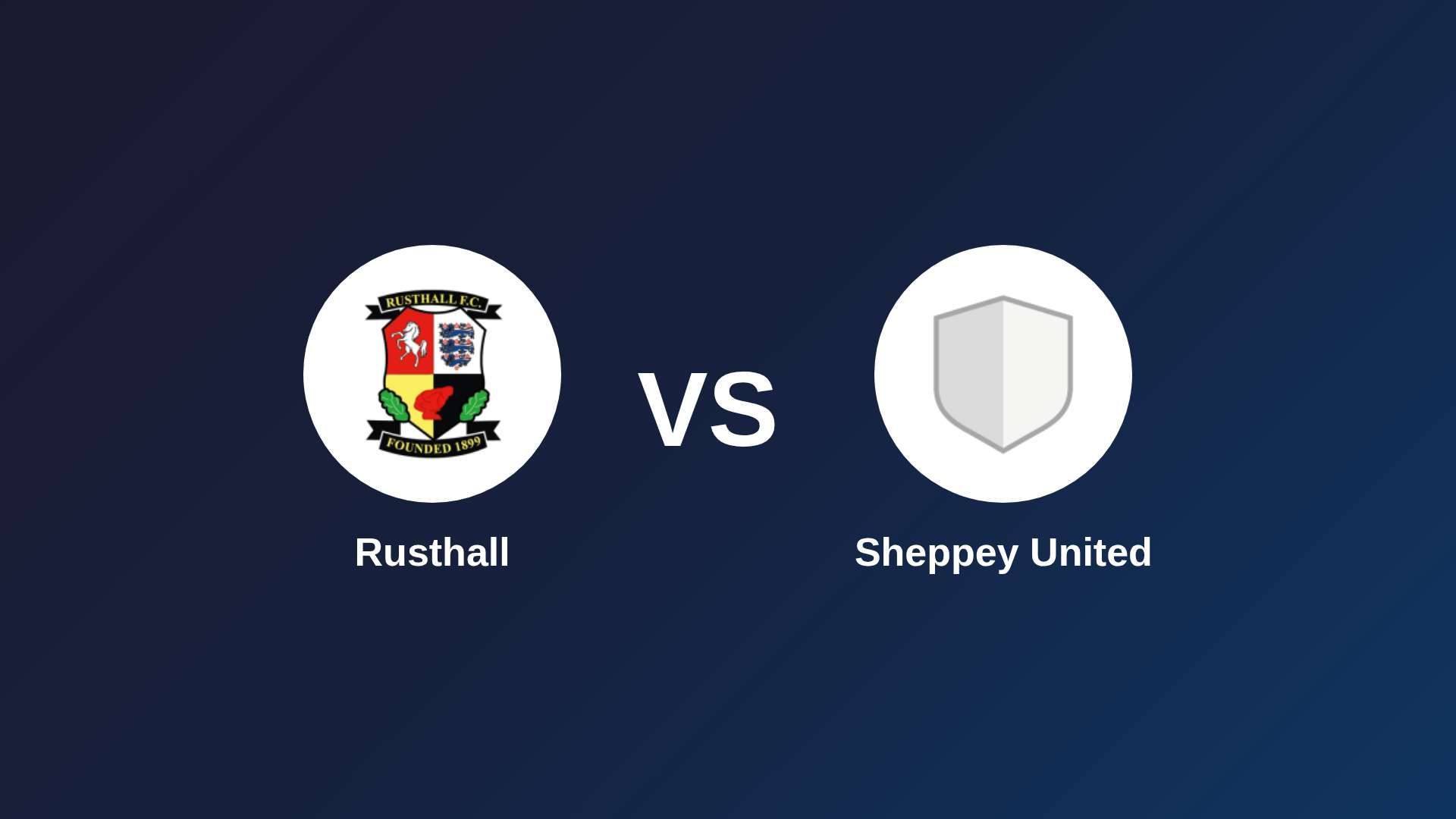 Rusthall vs Sheppey United